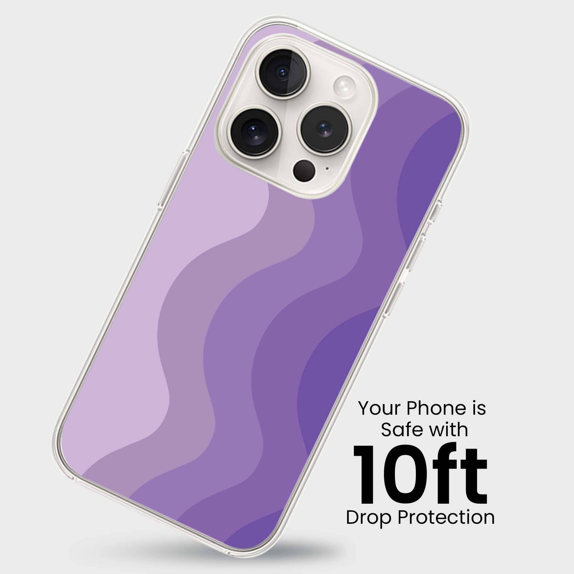 iPhone 15 Pro Max Case With MagSafe - Purple Wave