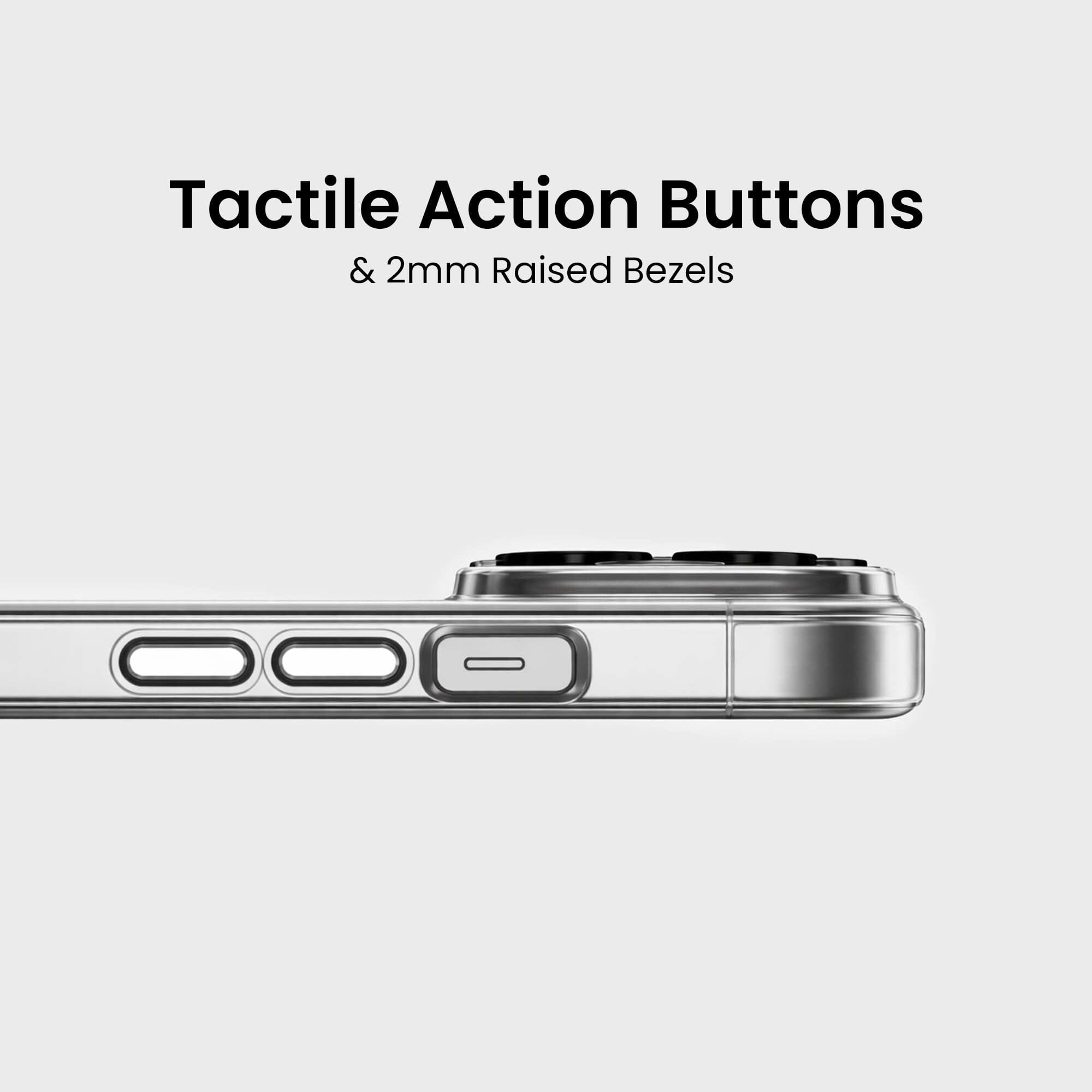 MagSafe iPhone 15 Pro Max Lips Design Clear Case