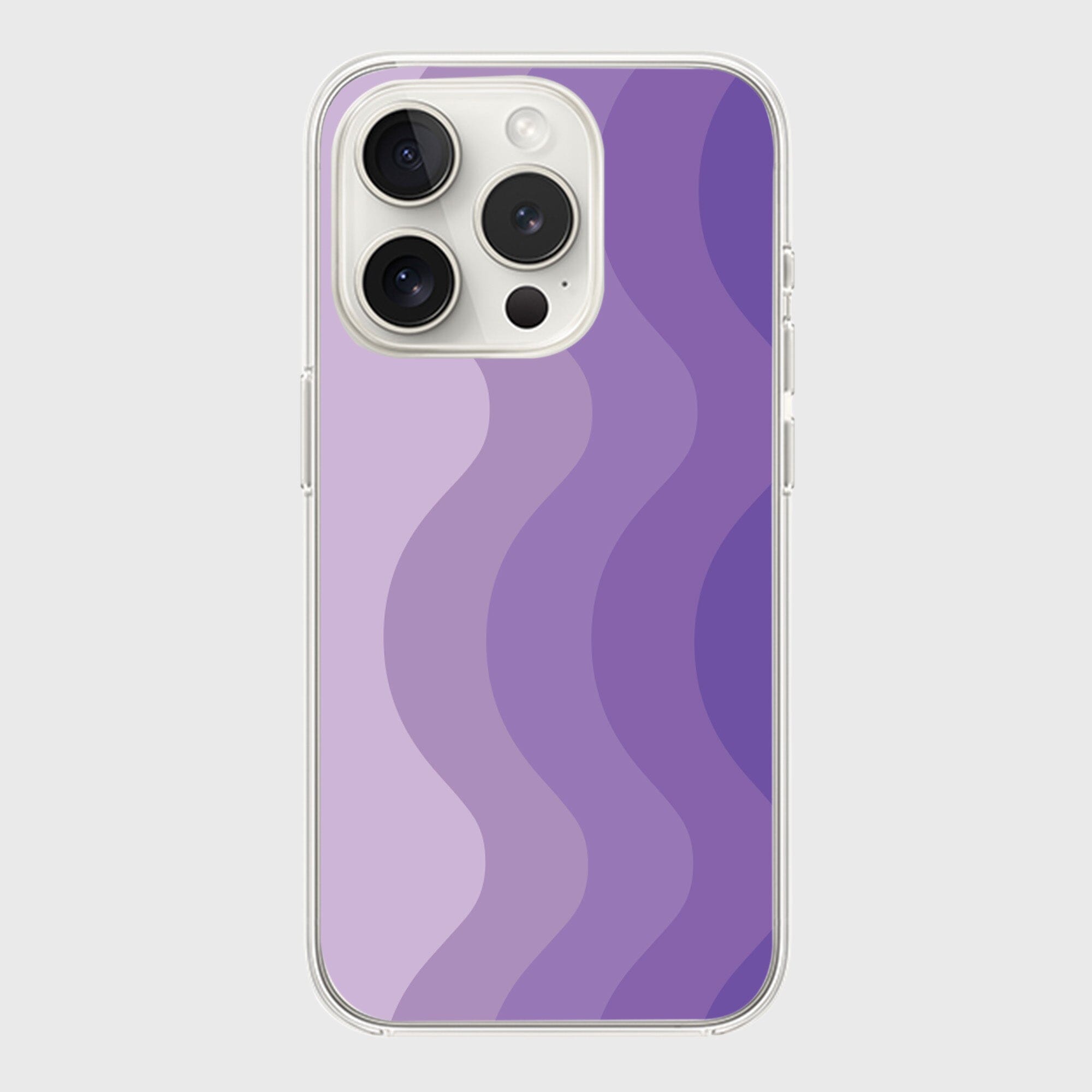 iPhone 15 Pro Max Case With MagSafe - Purple Wave
