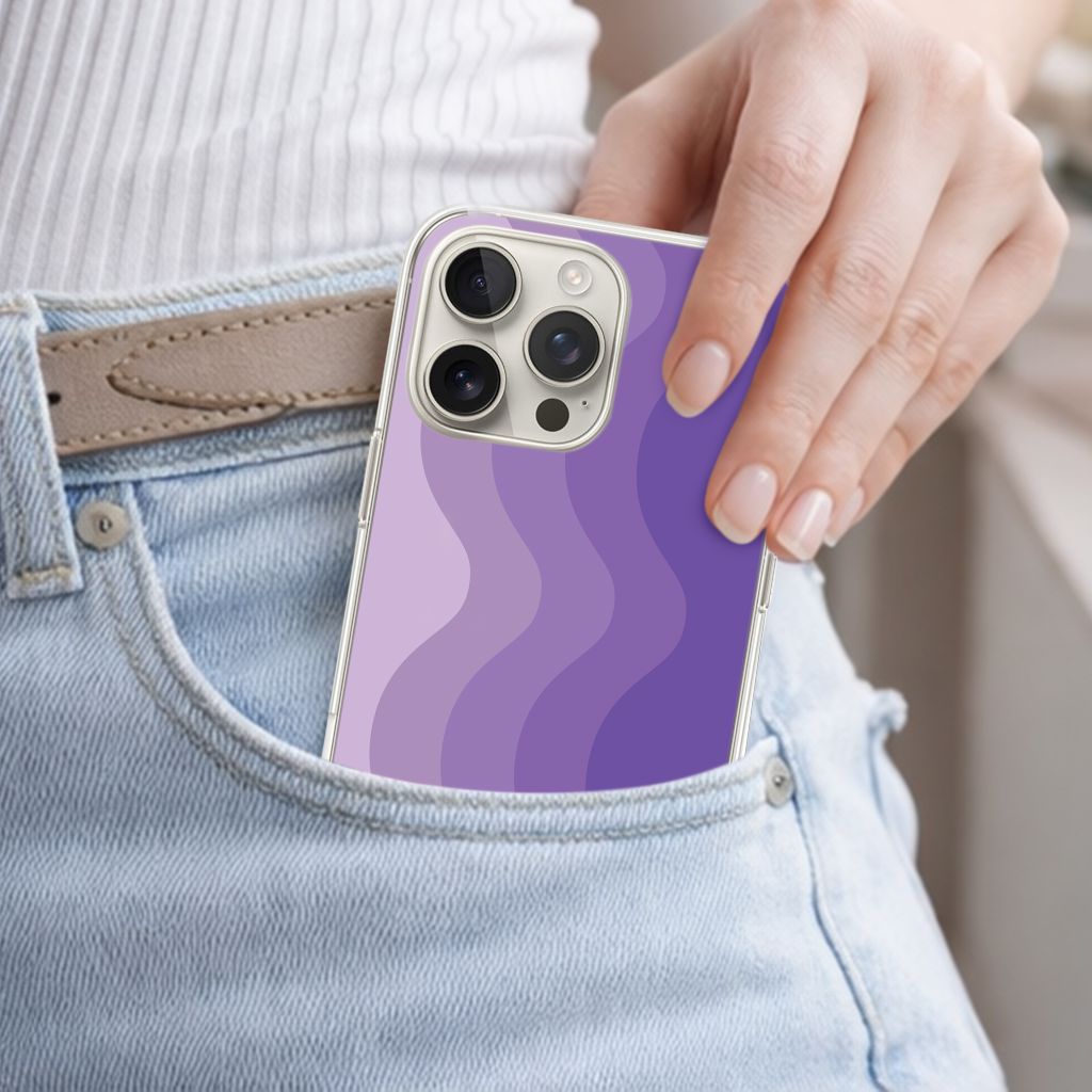 iPhone 16 Pro Max Case With MagSafe - Purple Wave