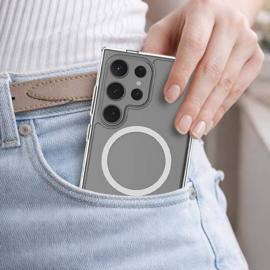 Samsung Galaxy S25 Ultra Clear Case with MagSafe