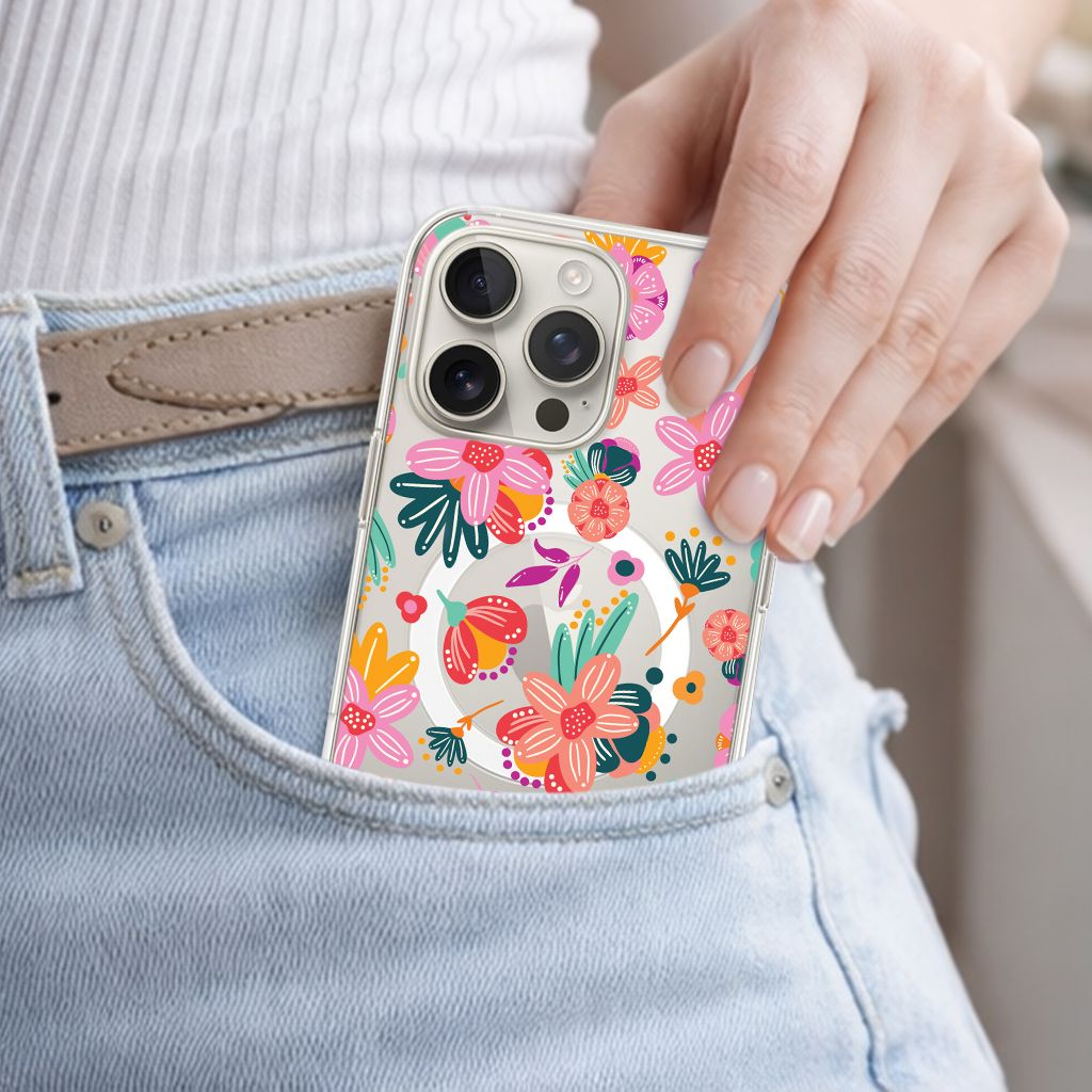 iPhone 16 Pro Max Case With MagSafe - Spring Flower