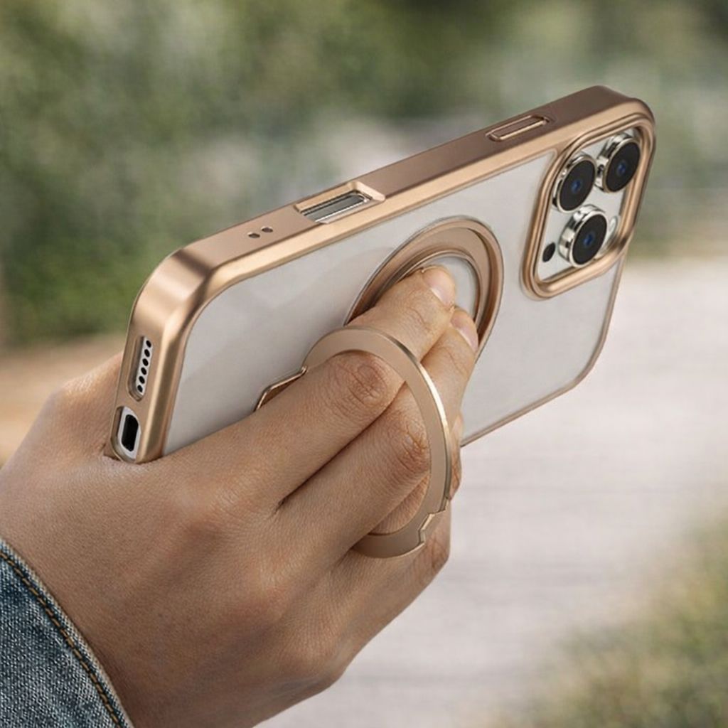 iPhone 16 Pro Max Frost Case with 360 MagSafe Kickstand