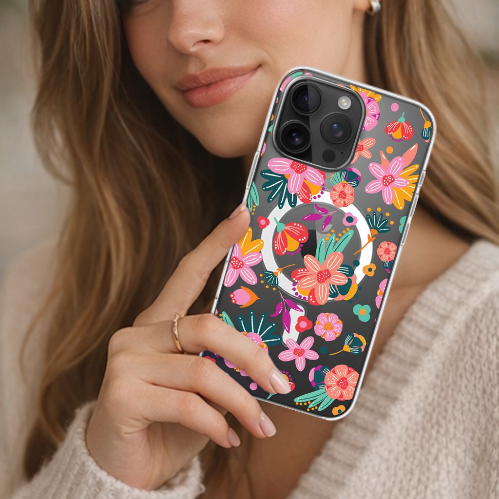 iPhone 16 Pro Case With MagSafe - Spring Flower