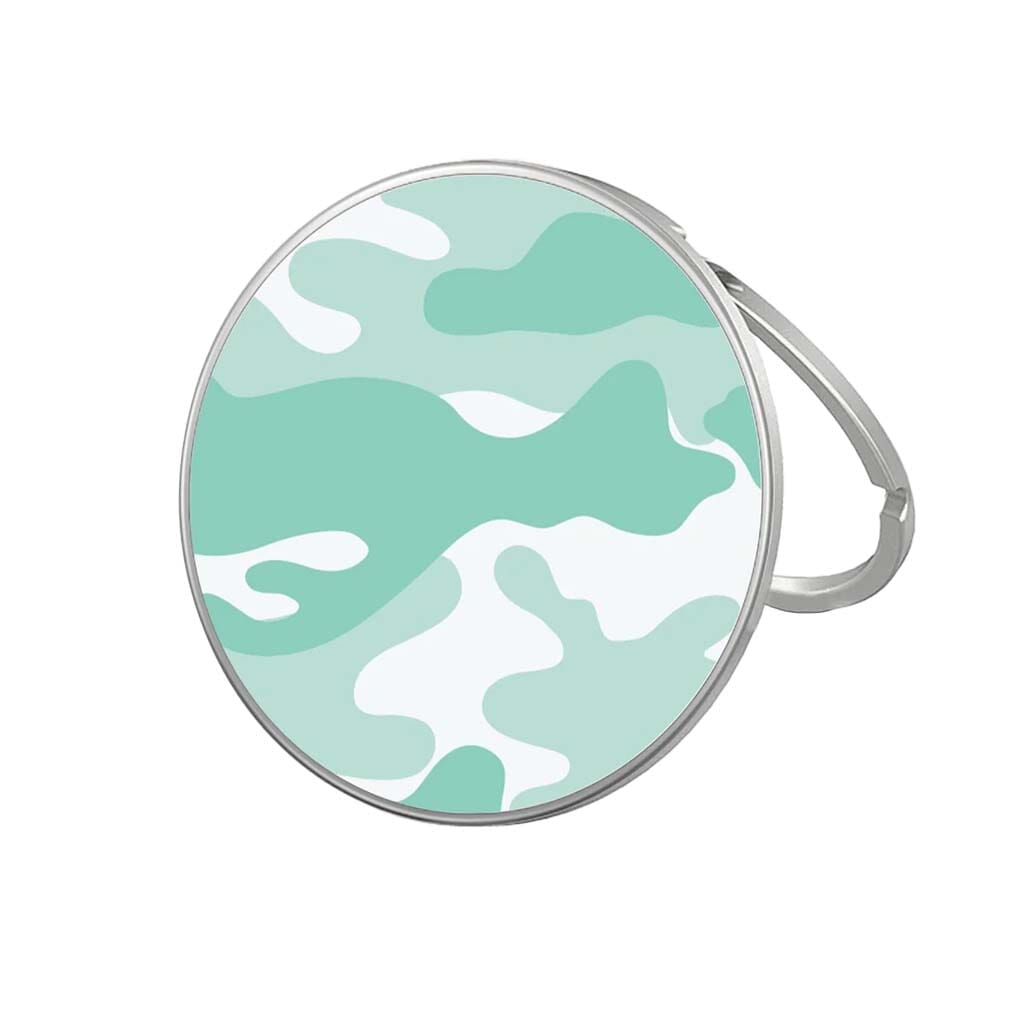 Teal Camo Pattern - MagSafe Wireless Charger