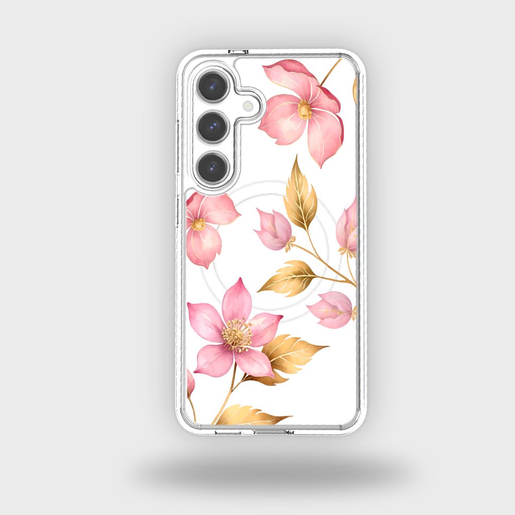 Samsung Galaxy S24 Pink Wildflower Clear Case – Caseco Inc Samsung Galaxy S24 Pink Wildflower Clear Case – Caseco Inc