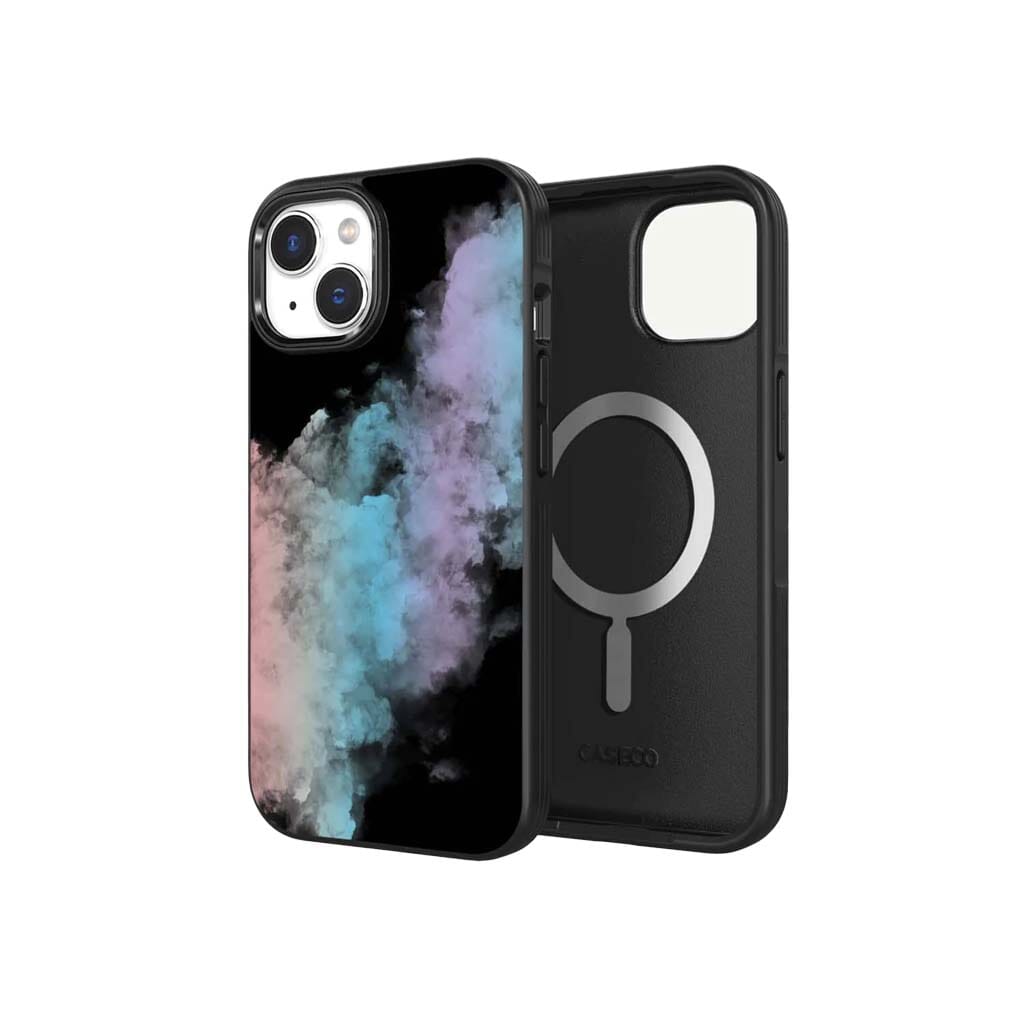 iPhone 15 Case With MagSafe - Rainbow Cloud