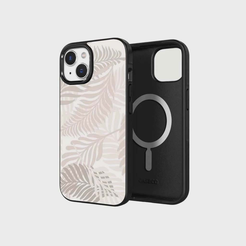 iPhone 15 Case With MagSafe - White Leaf