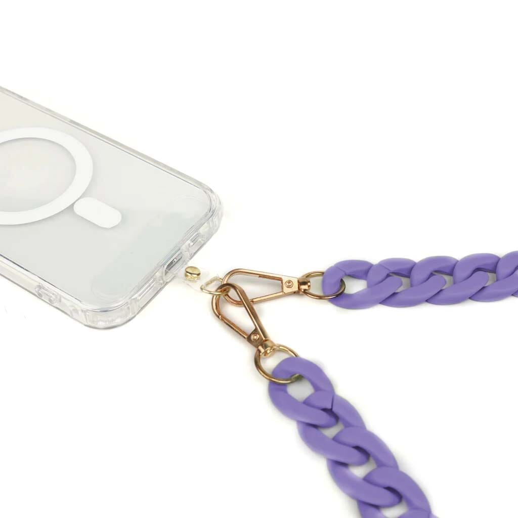 Purple Crossbody Phone Chain
