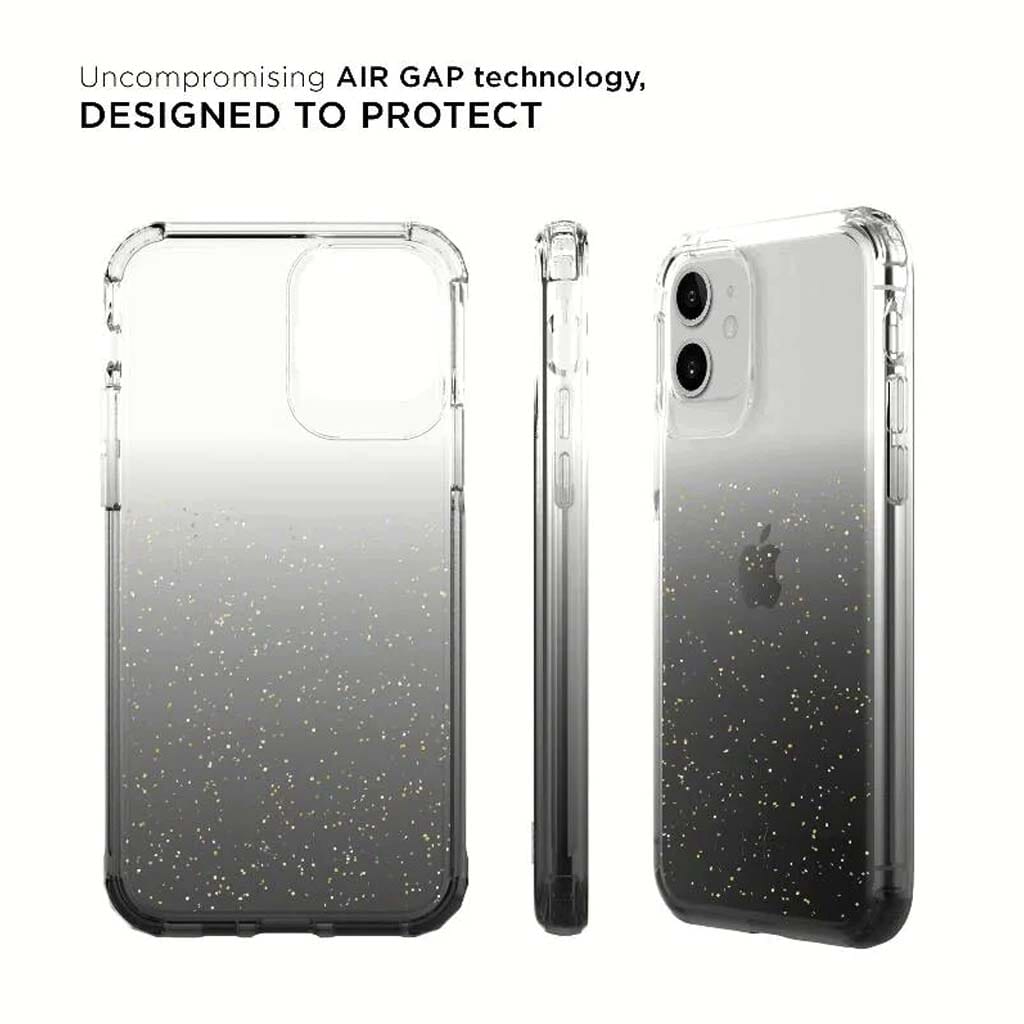 iPhone 11 Pro Max Clear Case - Sparkle Glitter Design