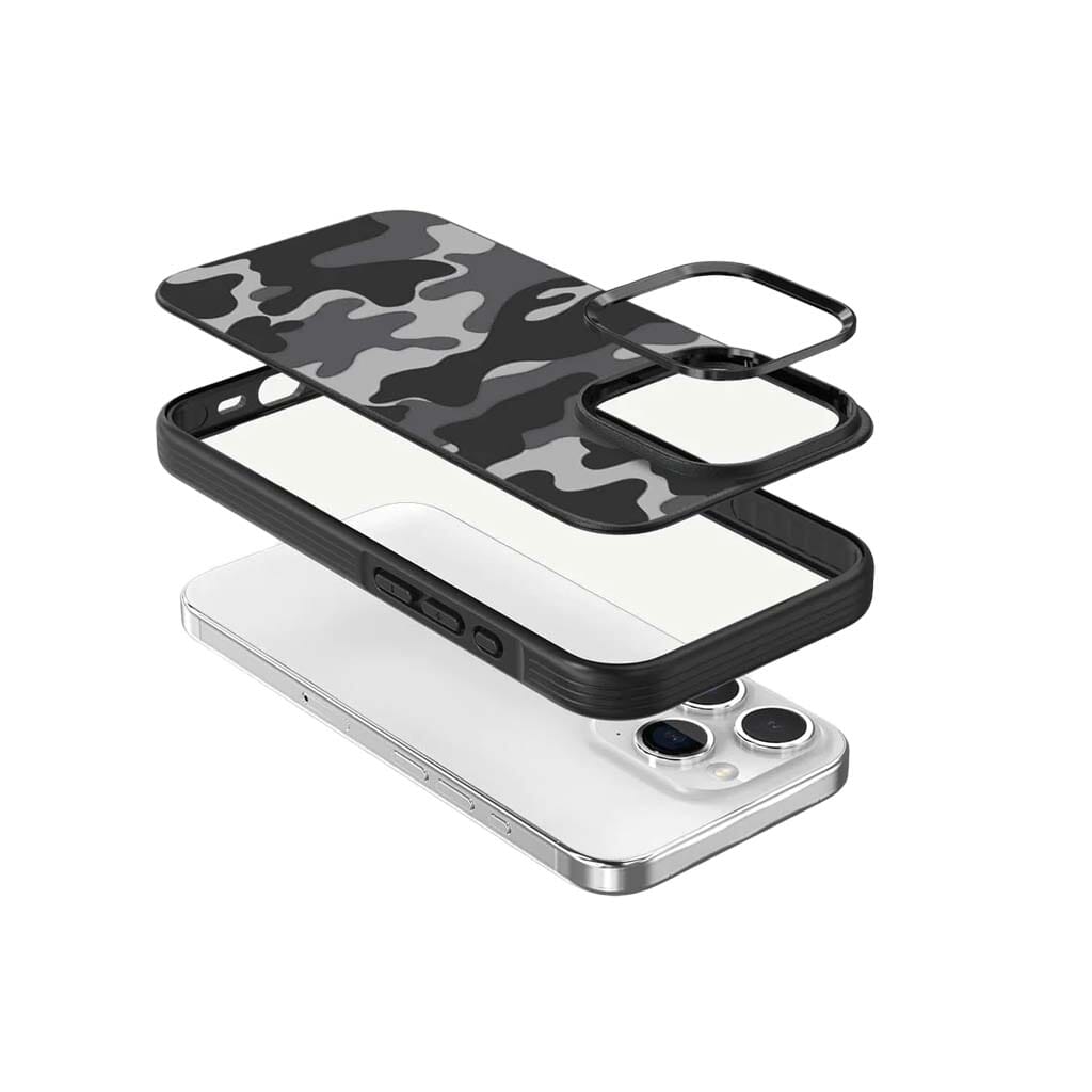 iPhone 15 Pro Max Case With MagSafe - Black Camo