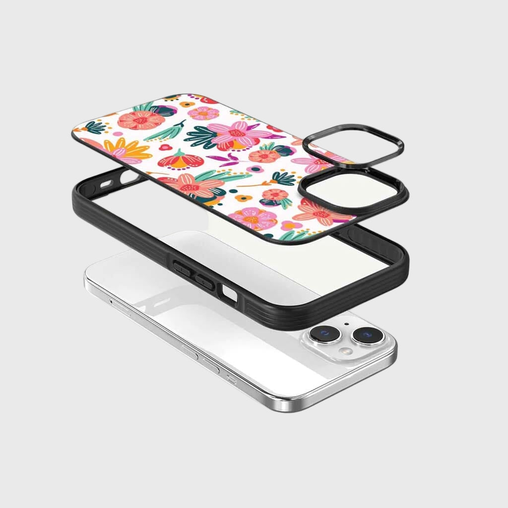 iPhone 15 Case With MagSafe - Spring Flower