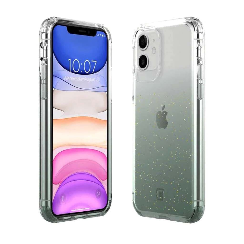 iPhone 11 Pro Max Clear Case - Sparkle Glitter Design