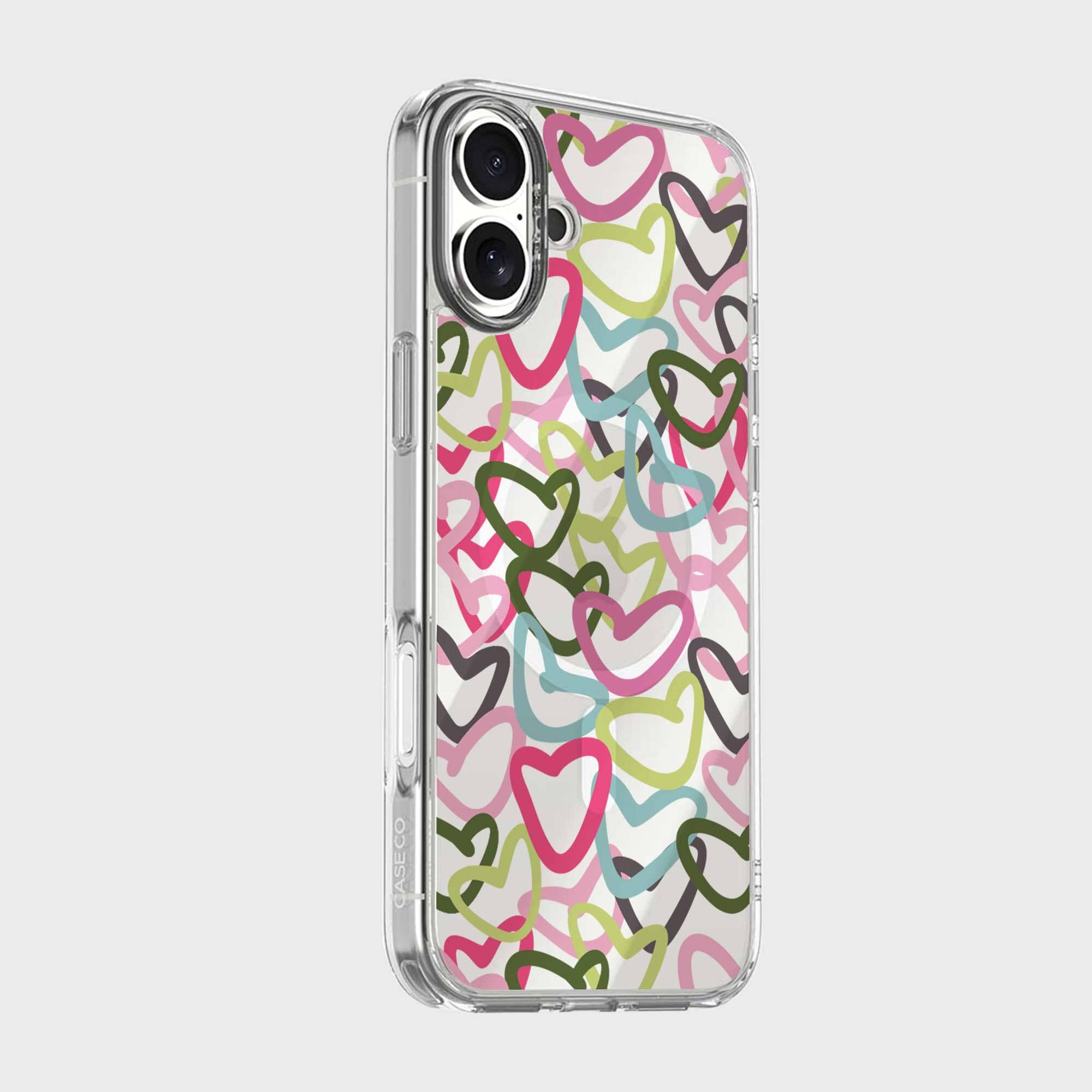 iPhone 16 Clear Case - Graffiti Design