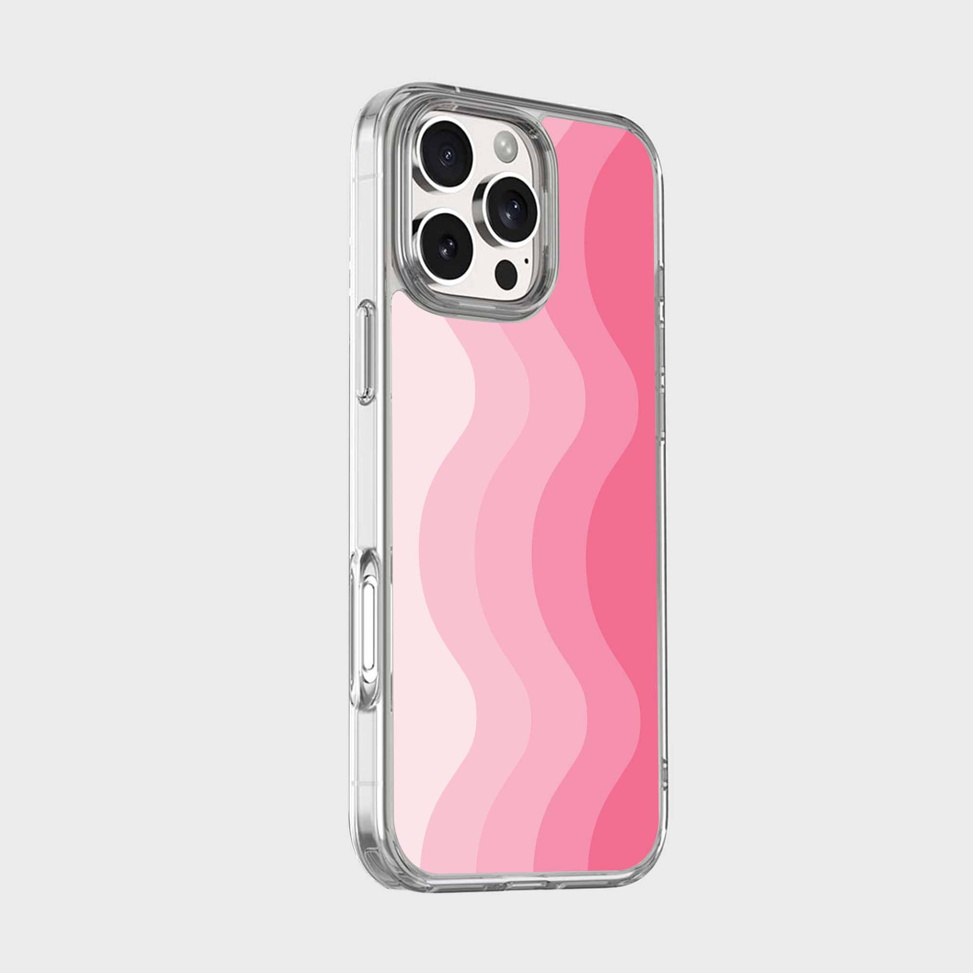 MagSafe iPhone 16 Pro Pink Wave Case