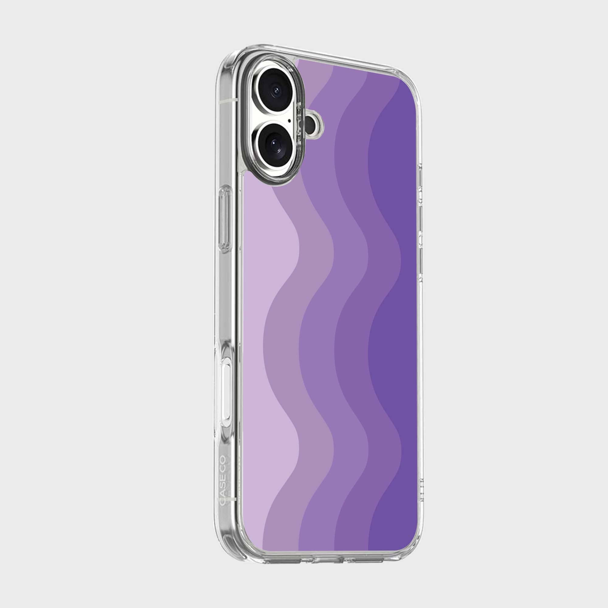 iPhone 16 Case With MagSafe - Purple Wave