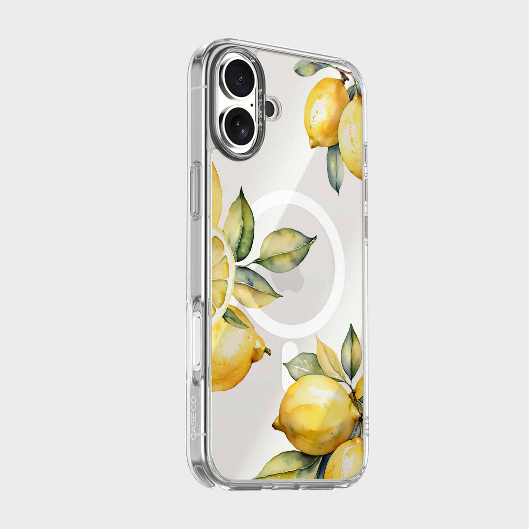 MagSafe iPhone 16 Lemons Clear Case