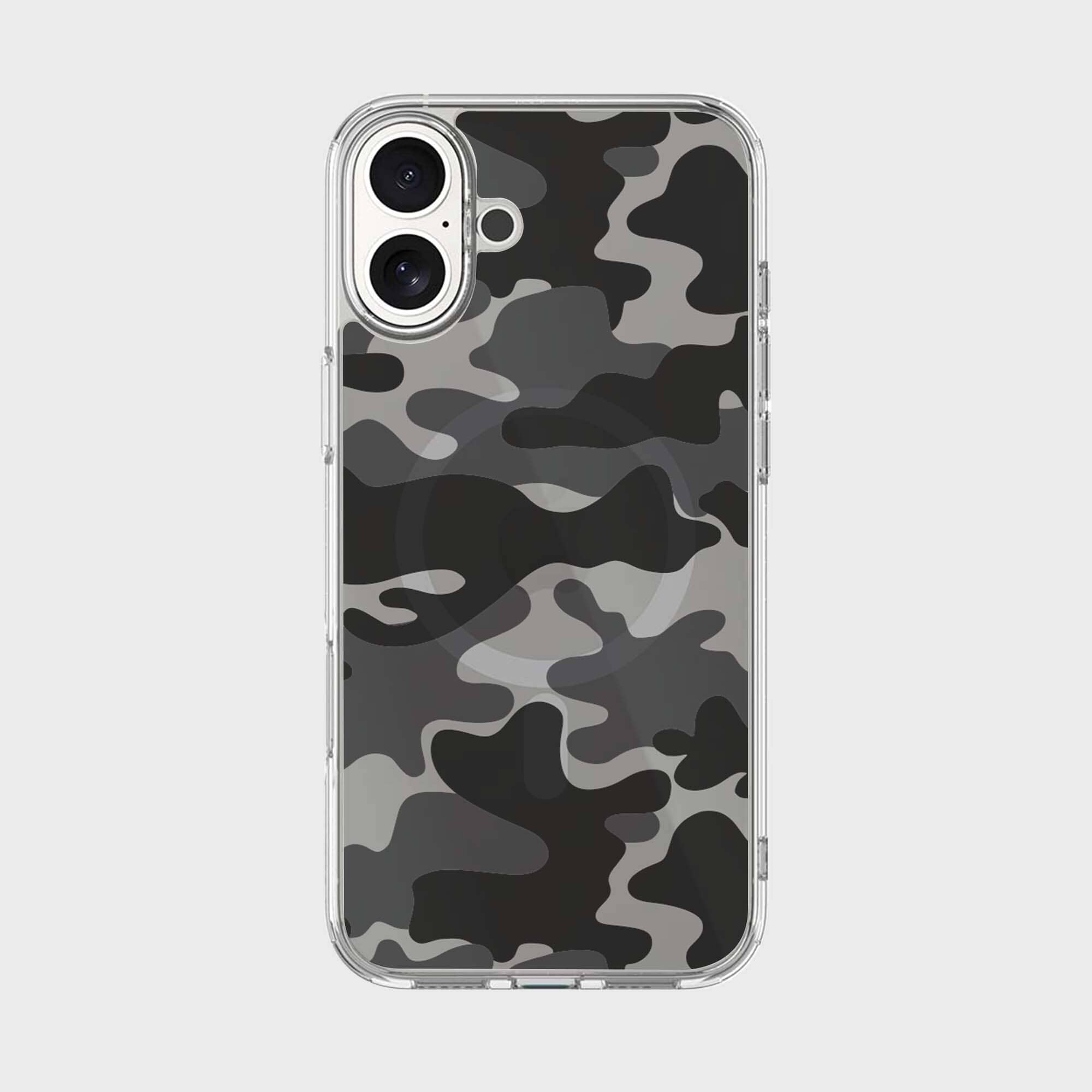 iPhone 16 Case With MagSafe - Black Camo