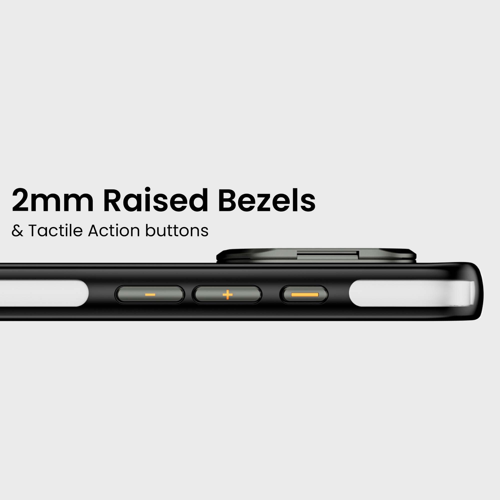 iPhone 16 Anti Yellow Clear Case with Camera Kickstand