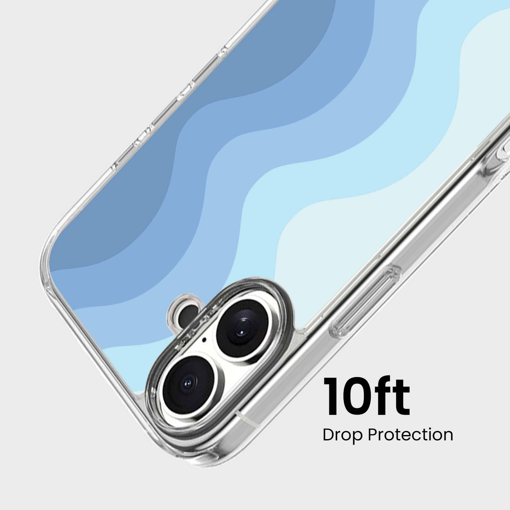 iPhone 16 Case With MagSafe - Blue Wave