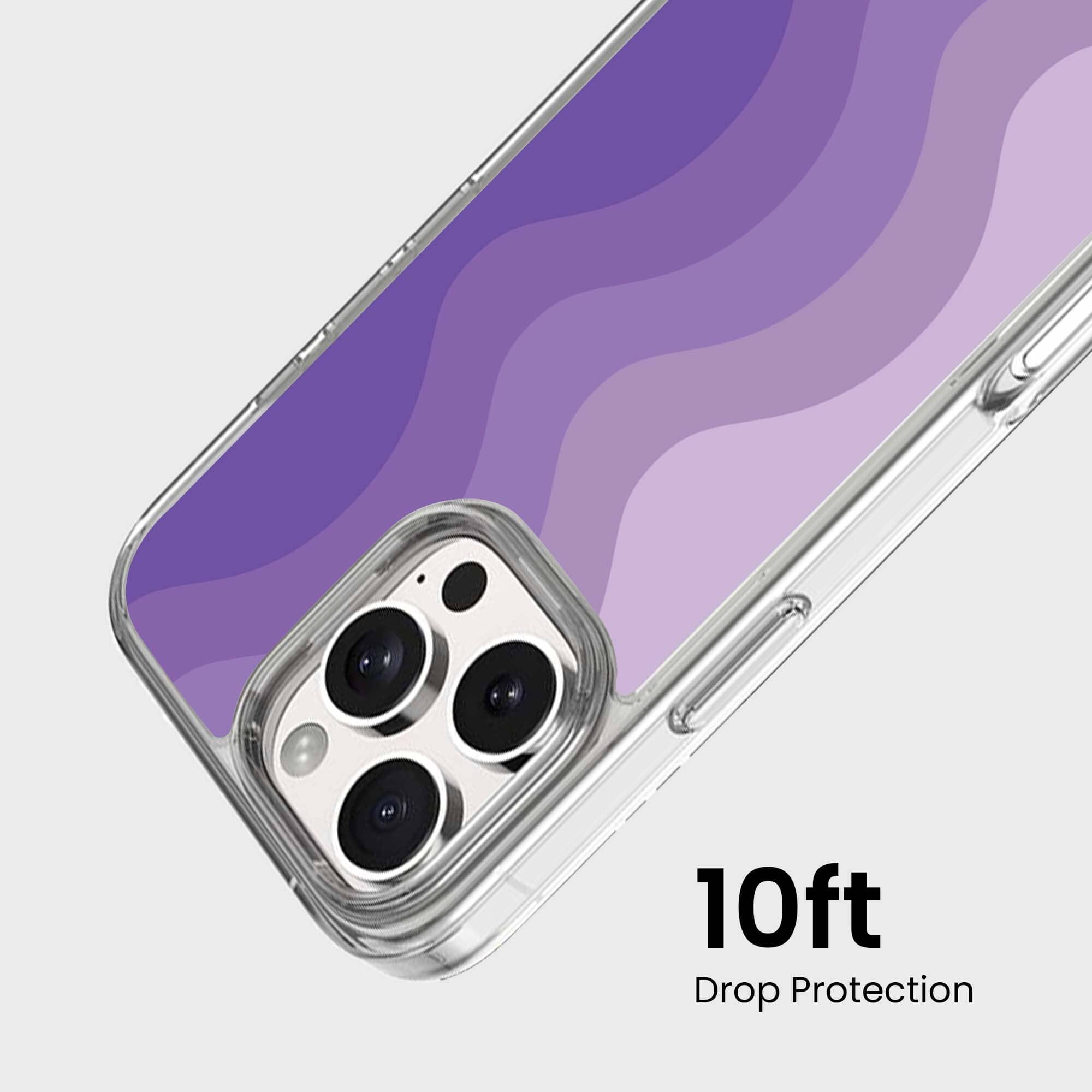 iPhone 16 Pro Case With MagSafe - Purple Wave