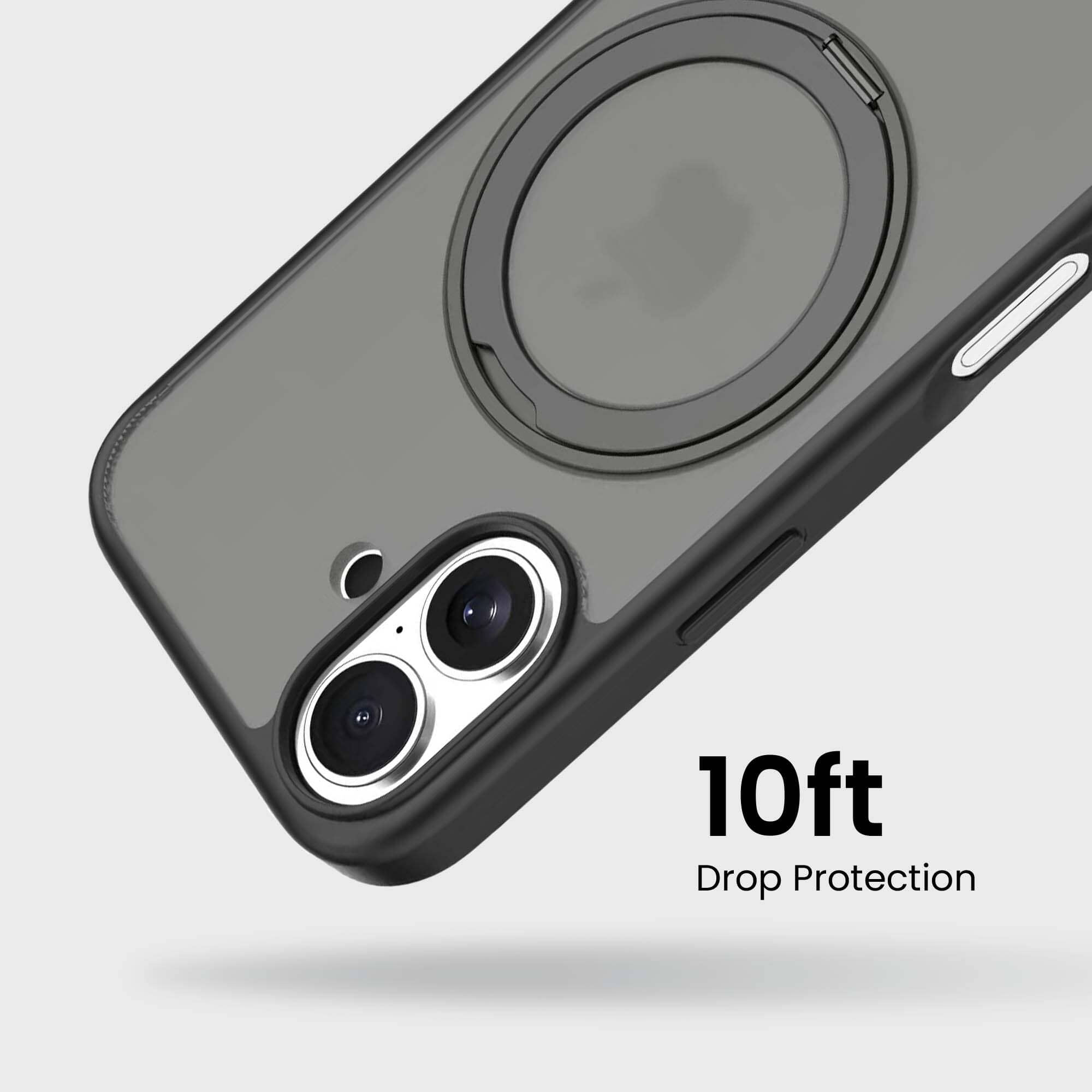iPhone 16 Frost Case with 360 MagSafe Kickstand