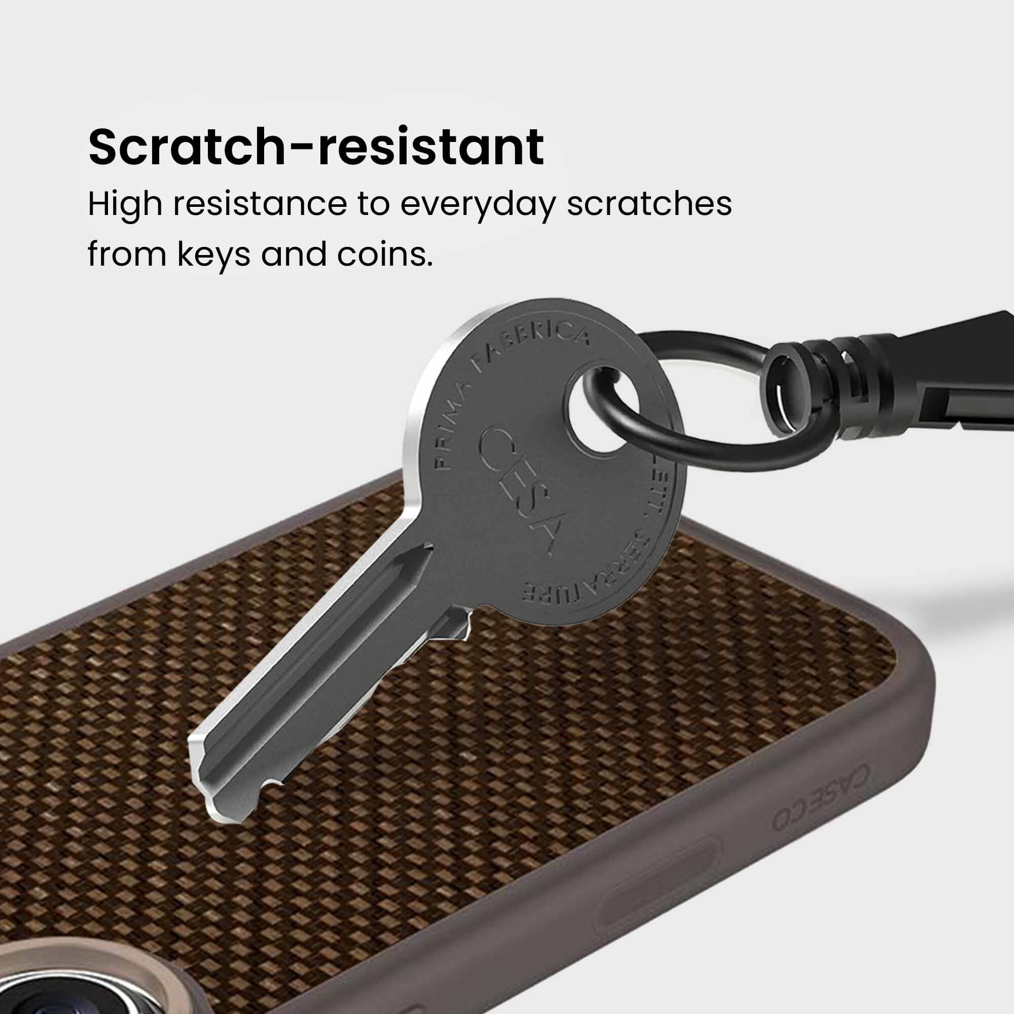 iPhone 16 Aramid Fiber Weave Pattern Case