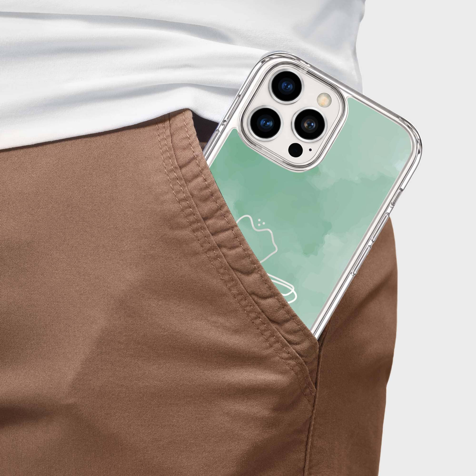 iPhone 16 Pro Case With MagSafe - Green Flower