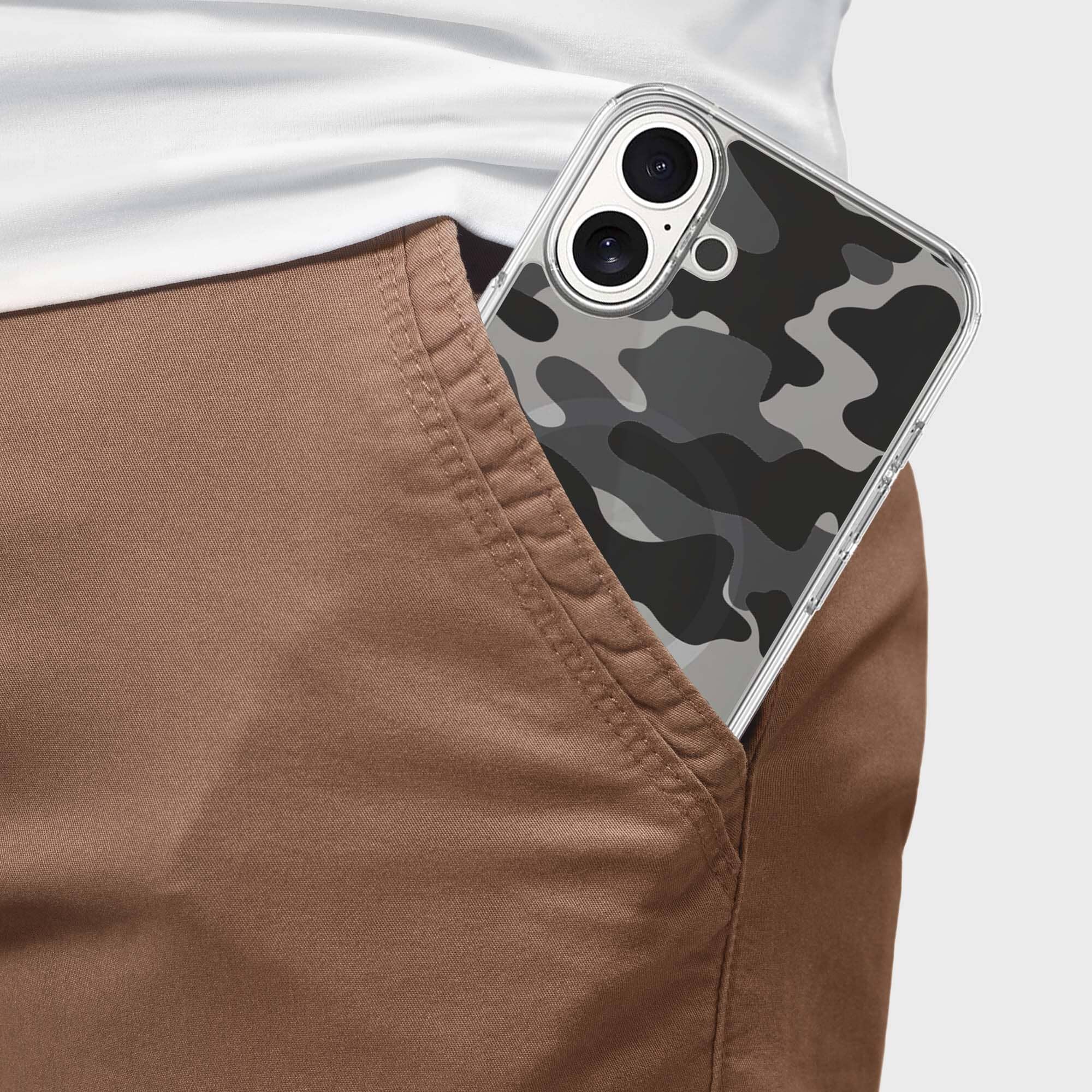iPhone 16 Case With MagSafe - Black Camo