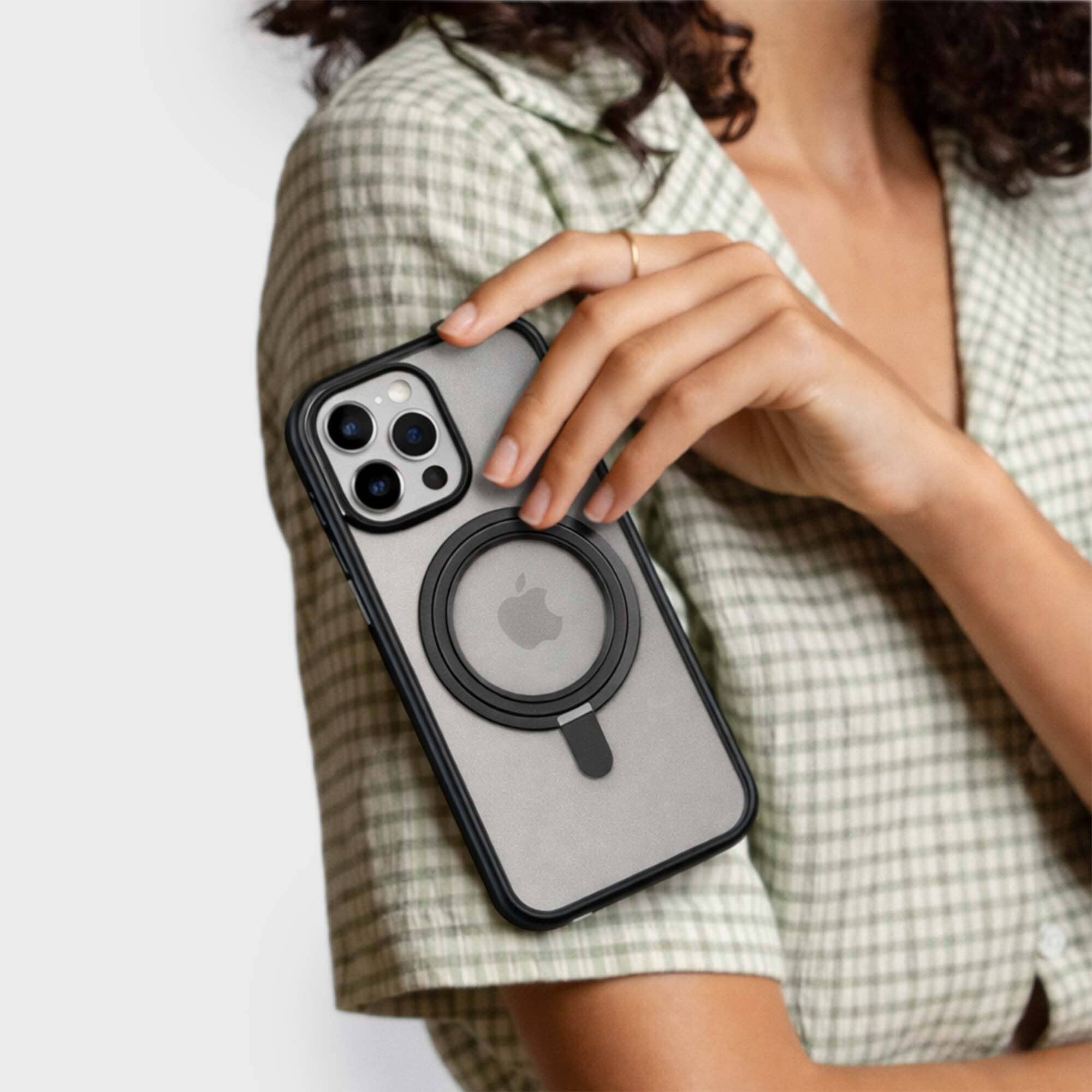 iPhone 16 Pro Frost Case with 360 MagSafe Kickstand