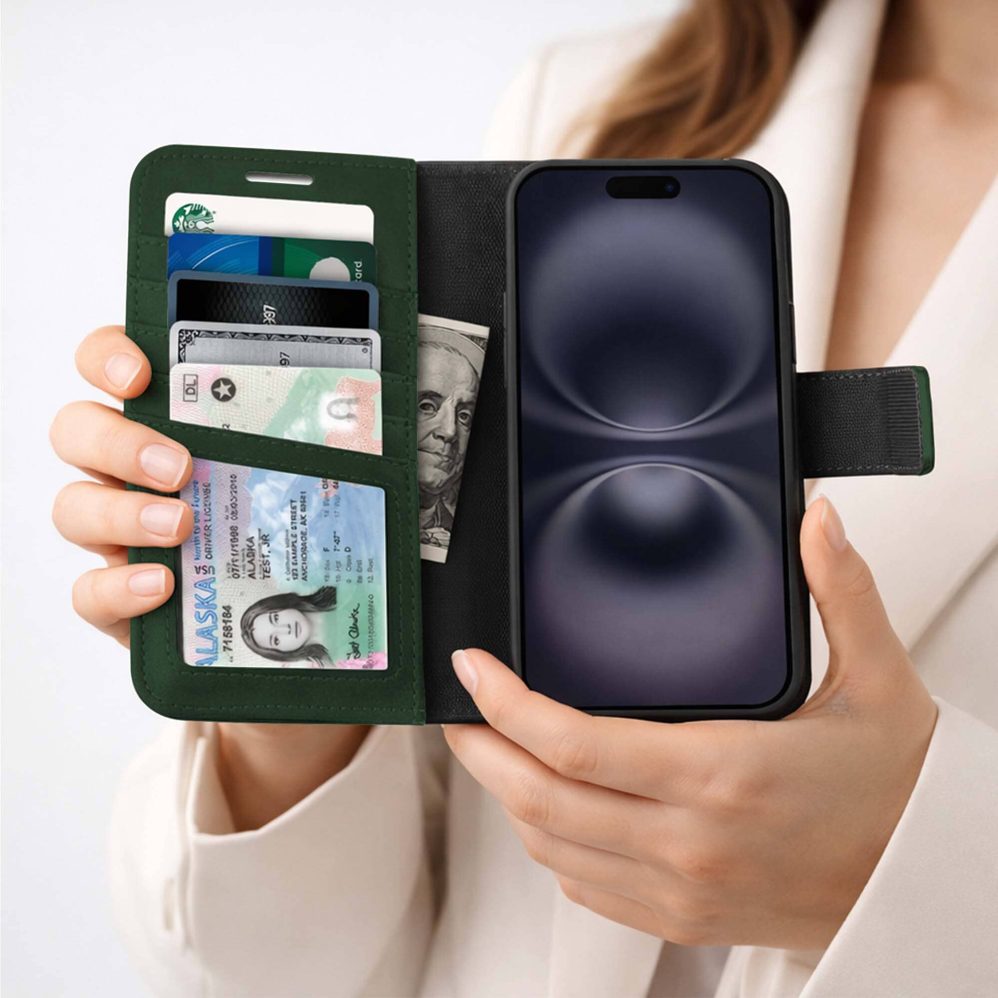 iPhone 16 Pro Wallet Case With MagSafe - 5th Ave