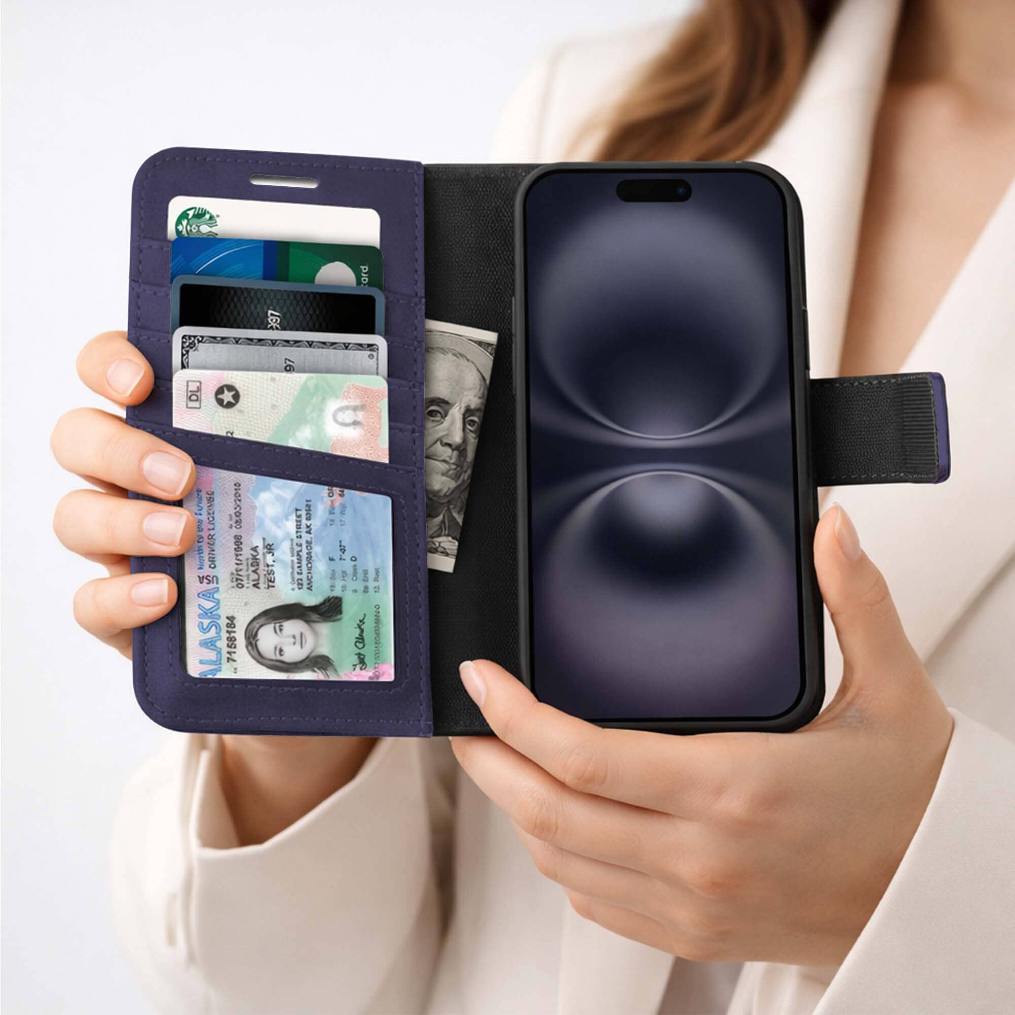 iPhone 16 Pro Wallet Case With MagSafe - 5th Ave