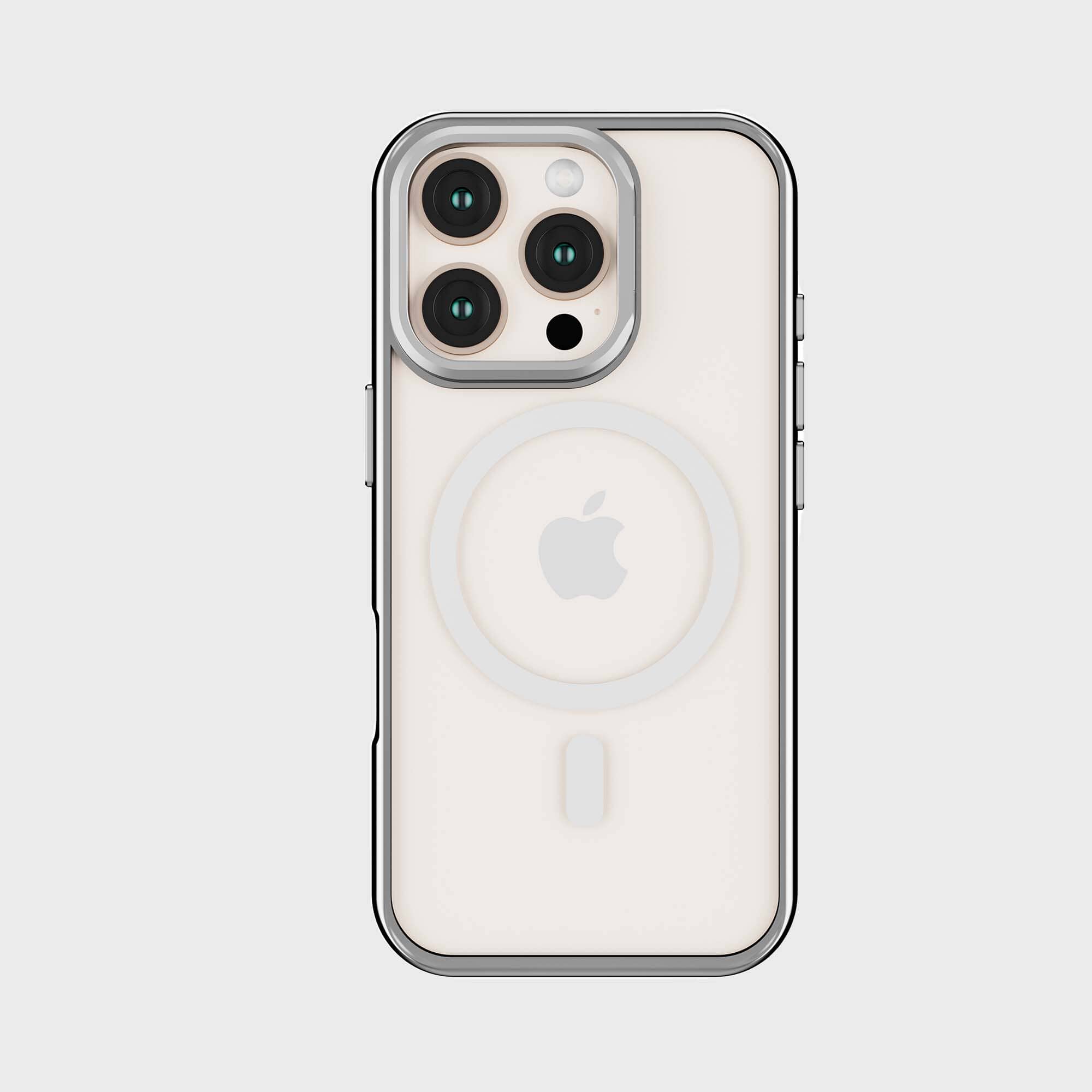 iPhone 16 Pro Max Anti Yellow Clear Case with Camera Kickstand