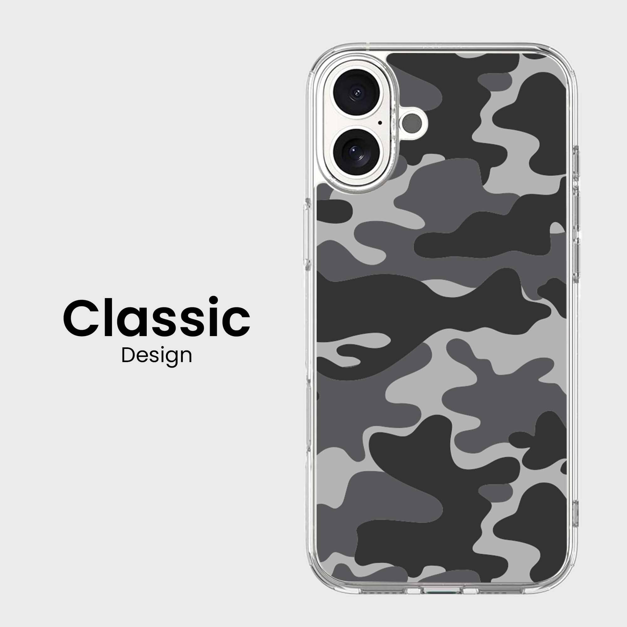 iPhone 16 Case With MagSafe - Black Camo