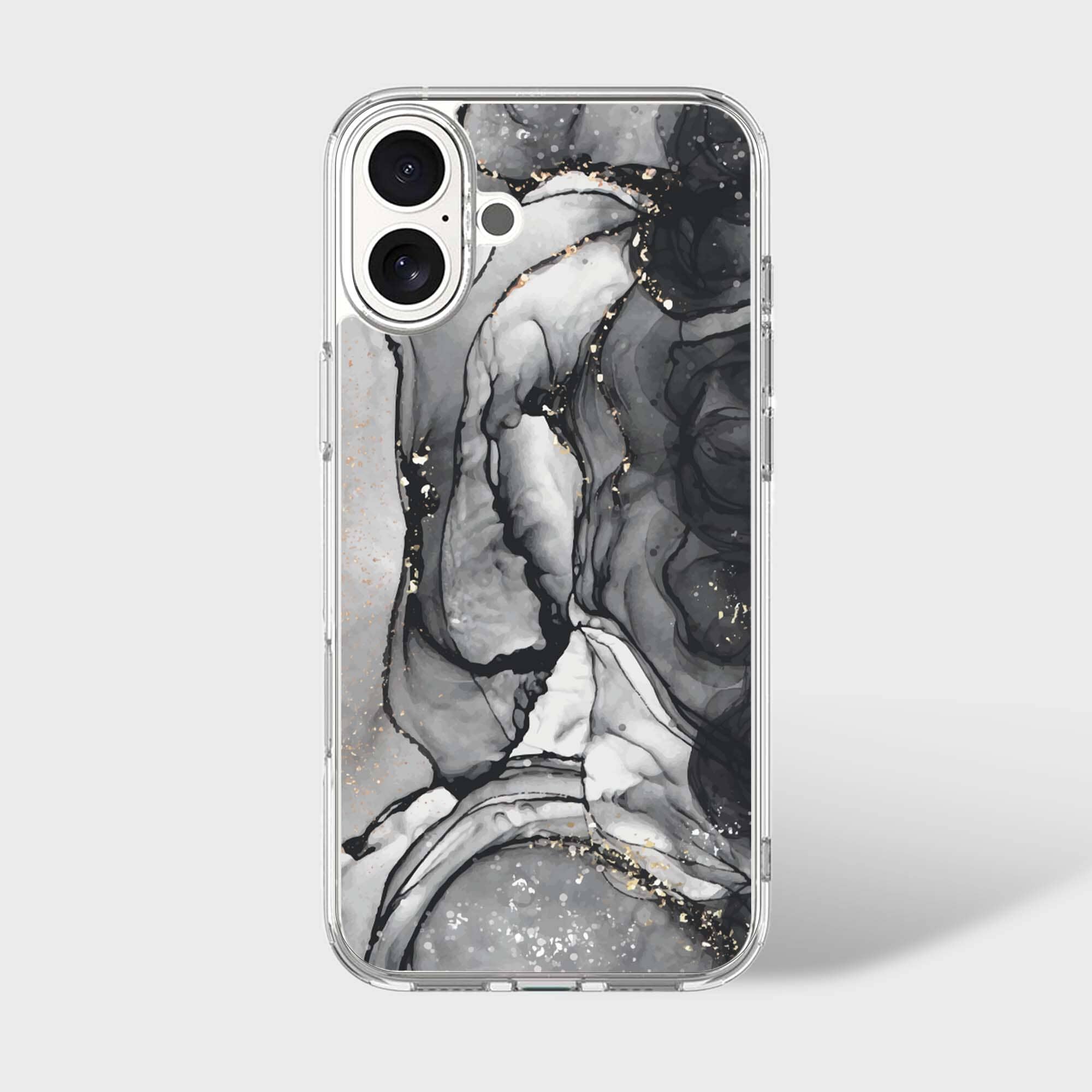 iPhone 16 Case With MagSafe - Black Marble