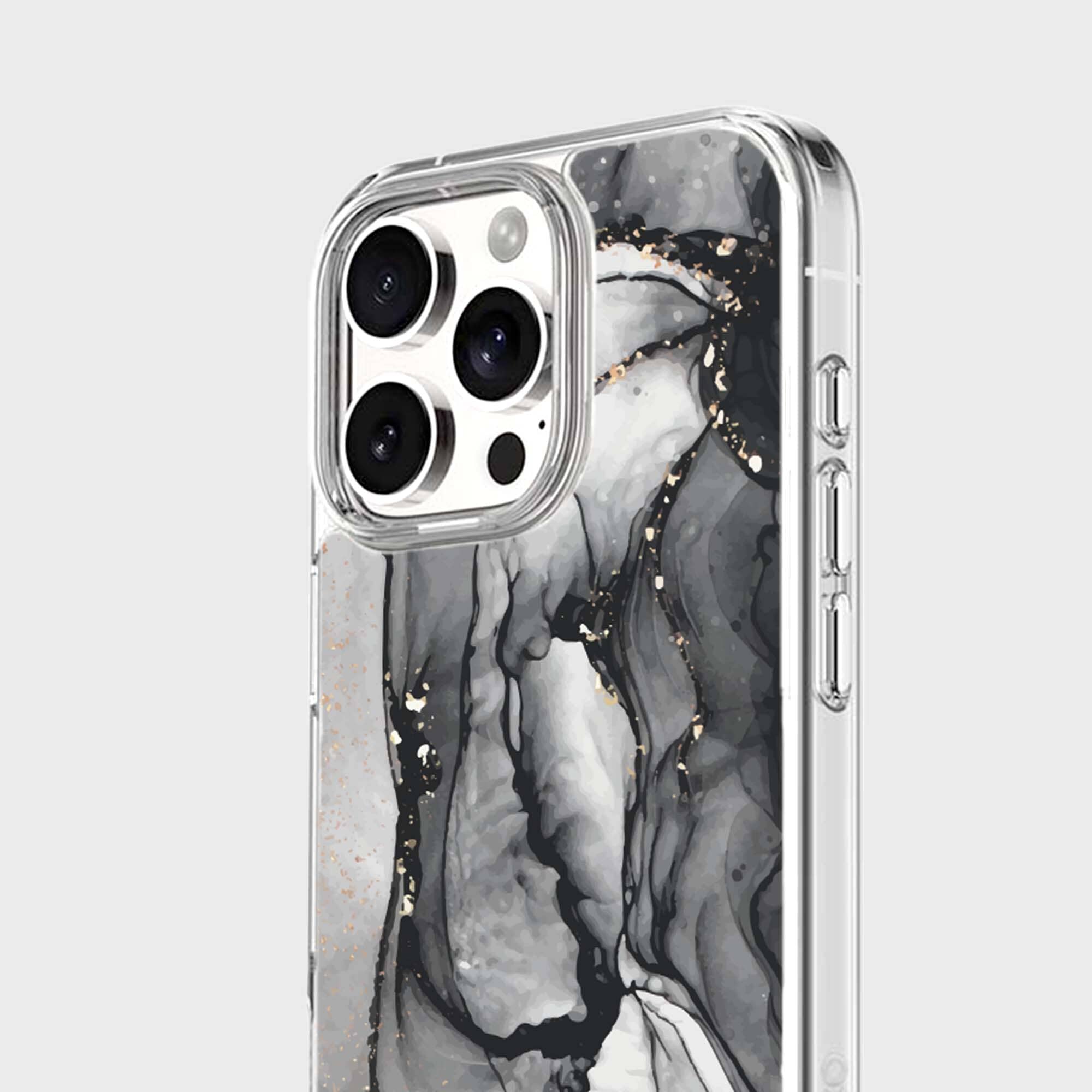 iPhone 16 Pro Max Case With MagSafe - Black Marble