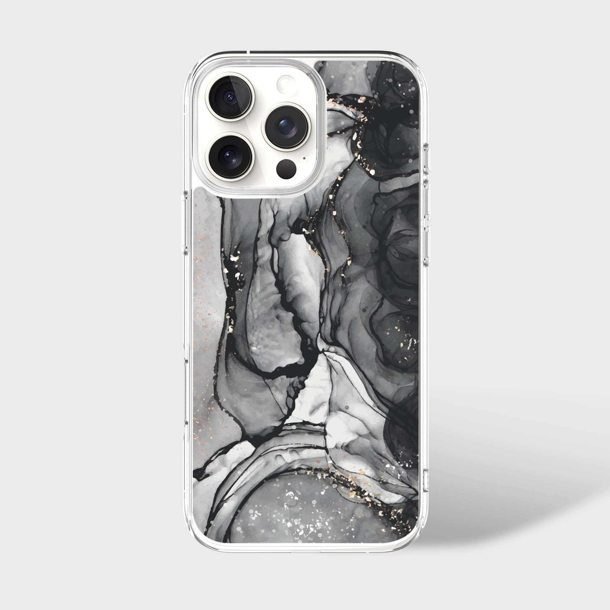 iPhone 16 Pro Max Case With MagSafe - Black Marble