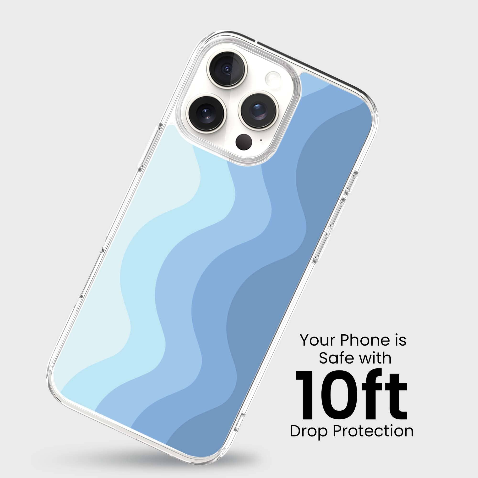 iPhone 16 Pro Max Case With MagSafe - Blue Wave