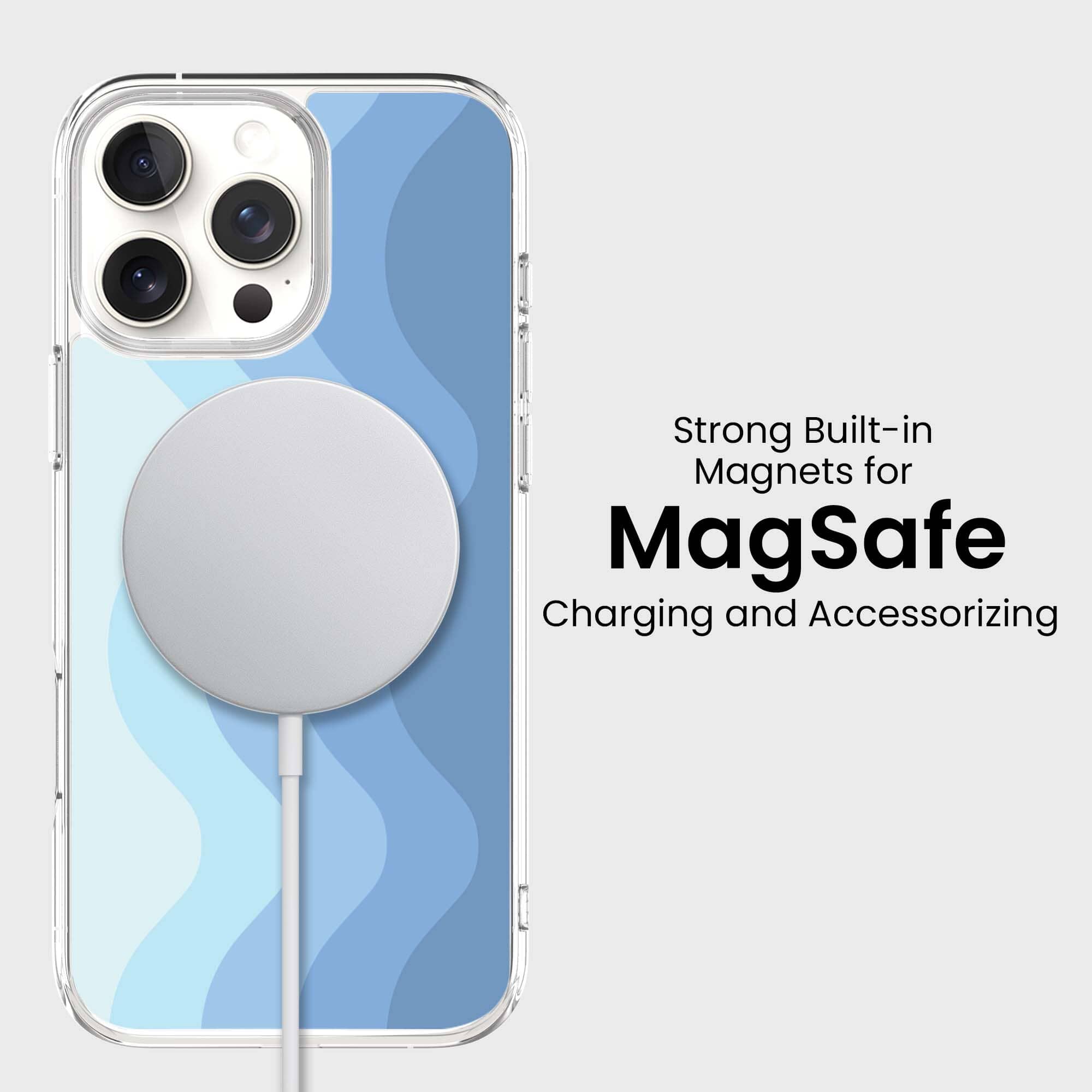 iPhone 16 Pro Max Case With MagSafe - Blue Wave