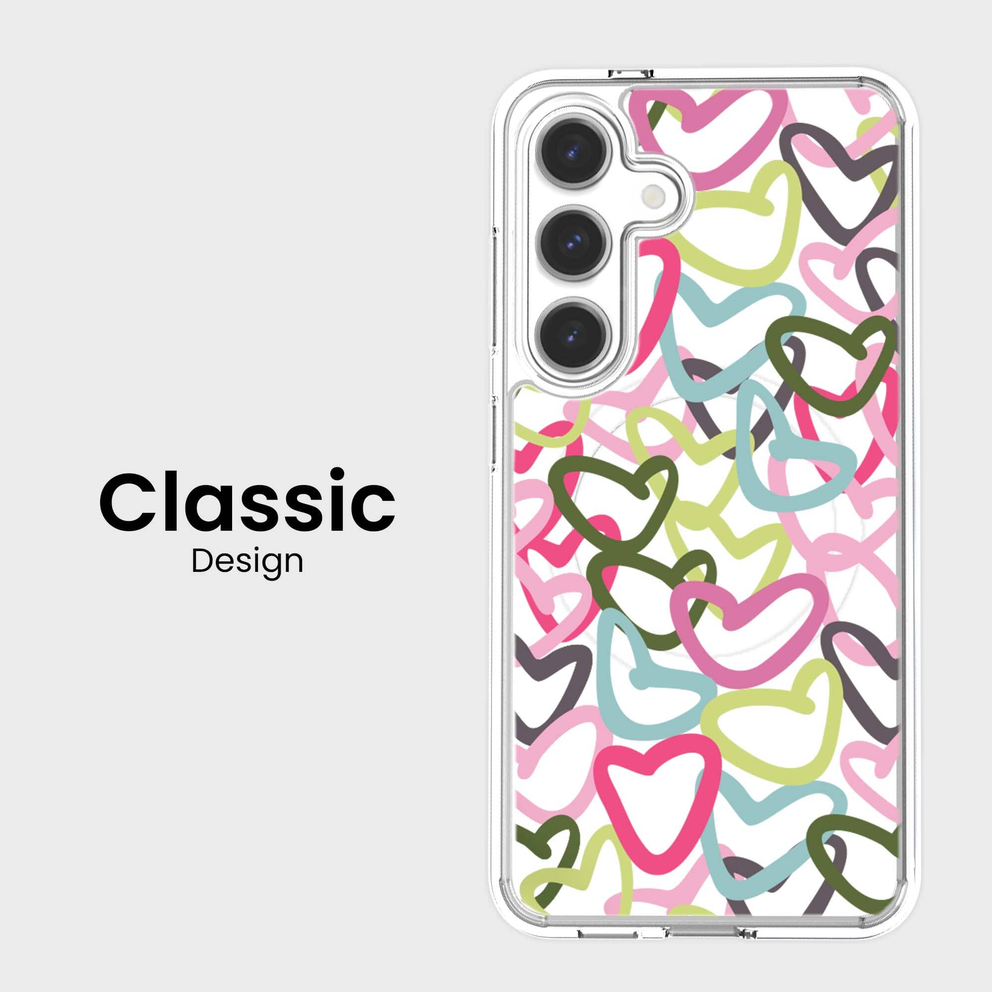 Samsung Galaxy S24 Clear Case - Graffiti Design