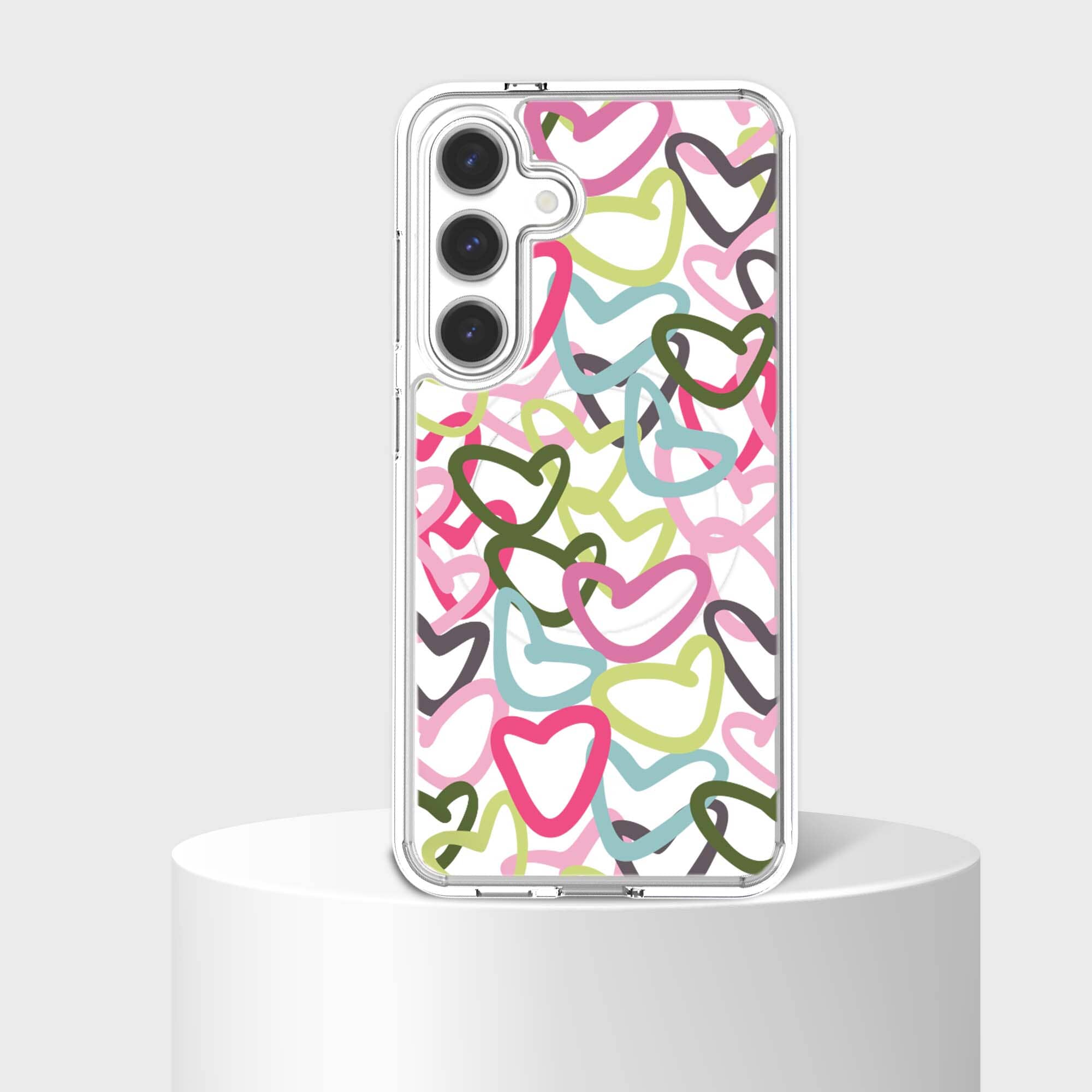 Samsung Galaxy S24 Clear Case - Graffiti Design