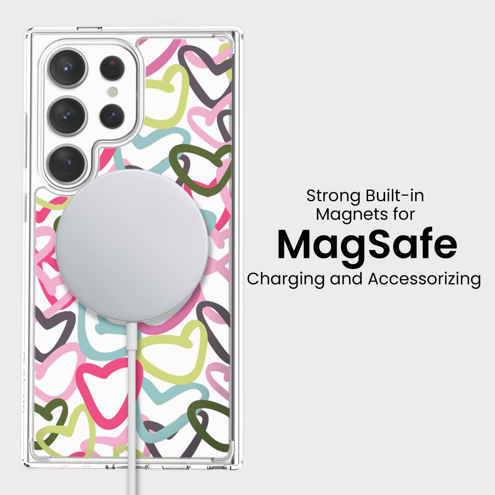 Samsung Galaxy S24 Ultra Clear Case - Graffiti Design