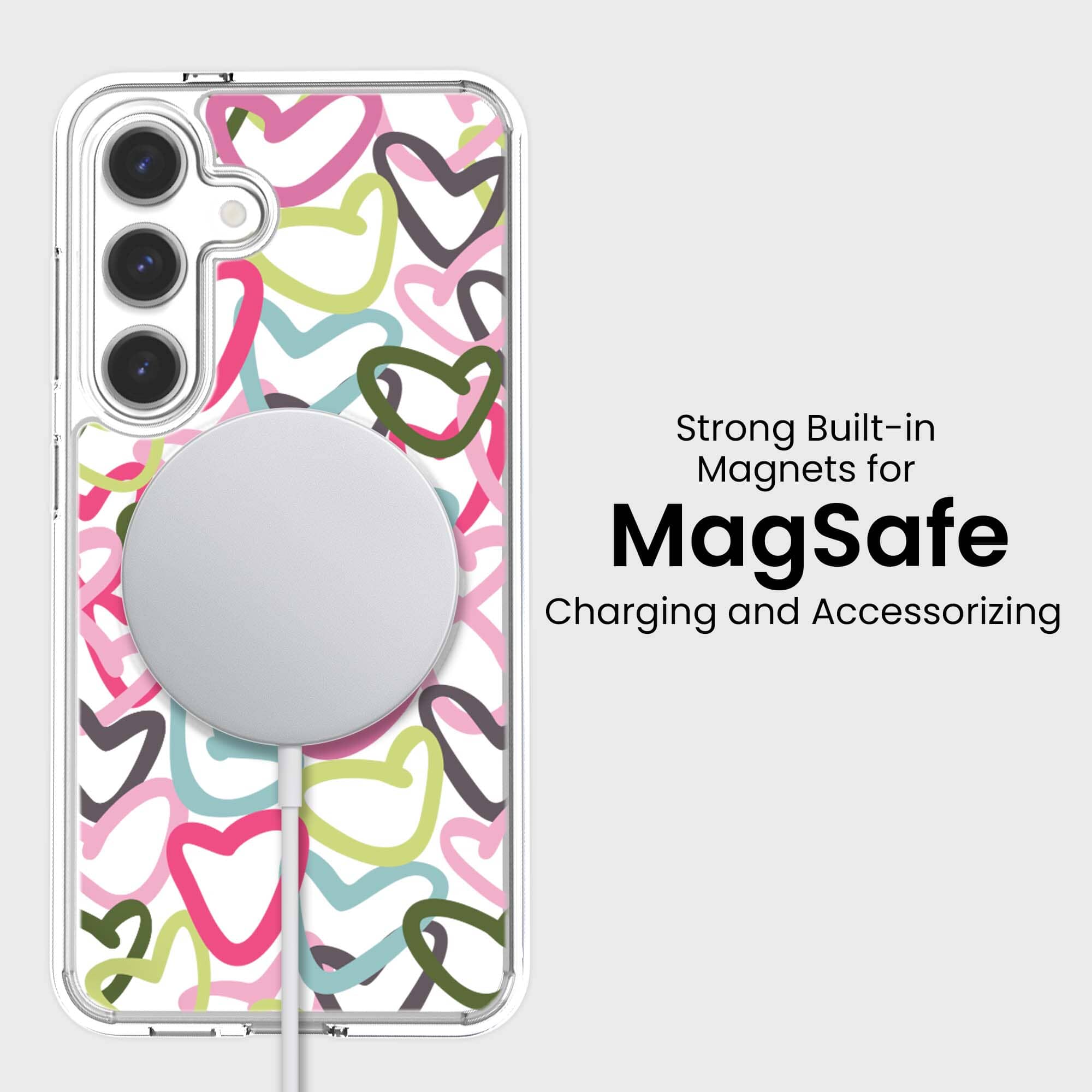 Samsung Galaxy S25 Clear Case - Graffiti Design