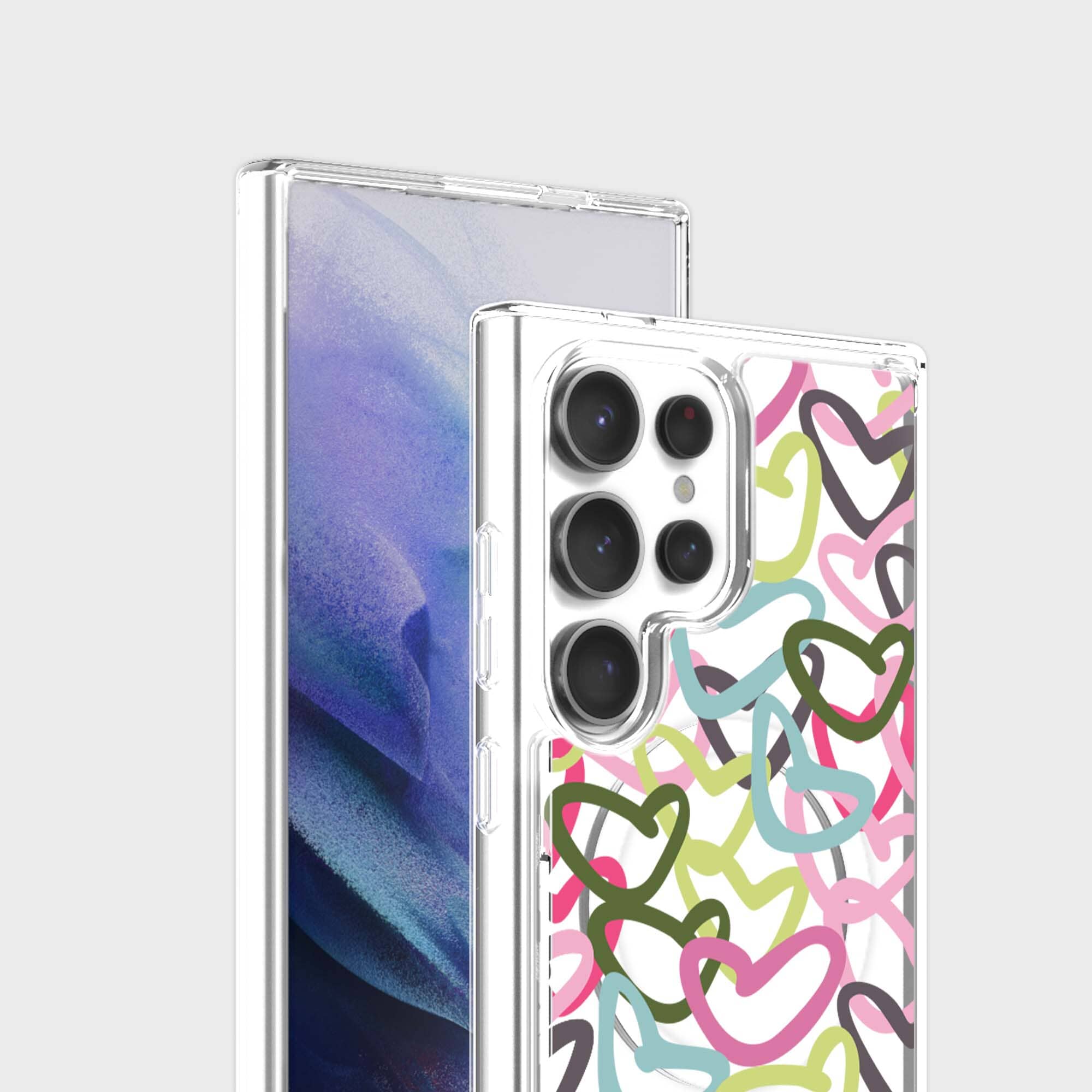 Samsung Galaxy S25 Ultra Clear Case - Graffiti Design