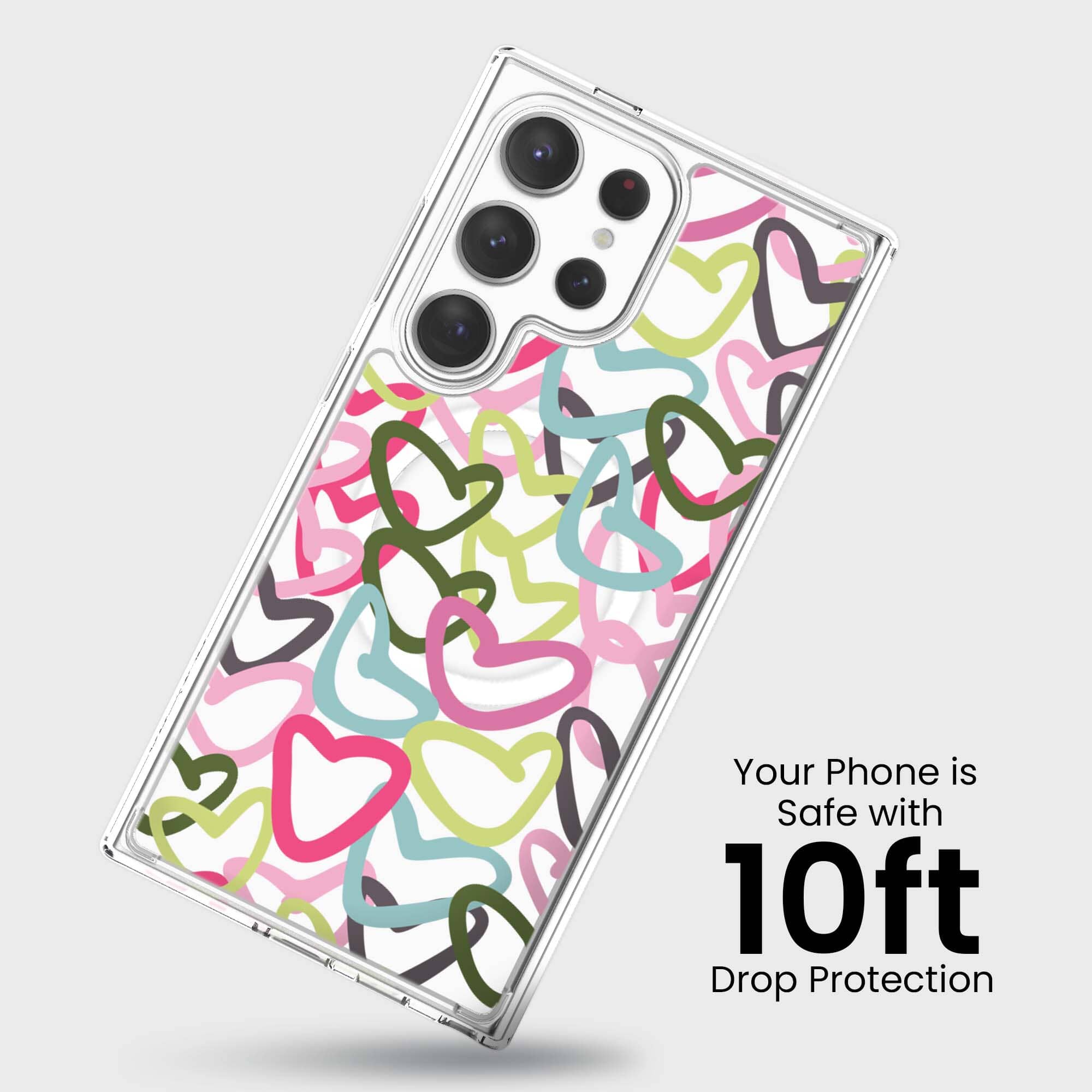 Samsung Galaxy S25 Ultra Clear Case - Graffiti Design