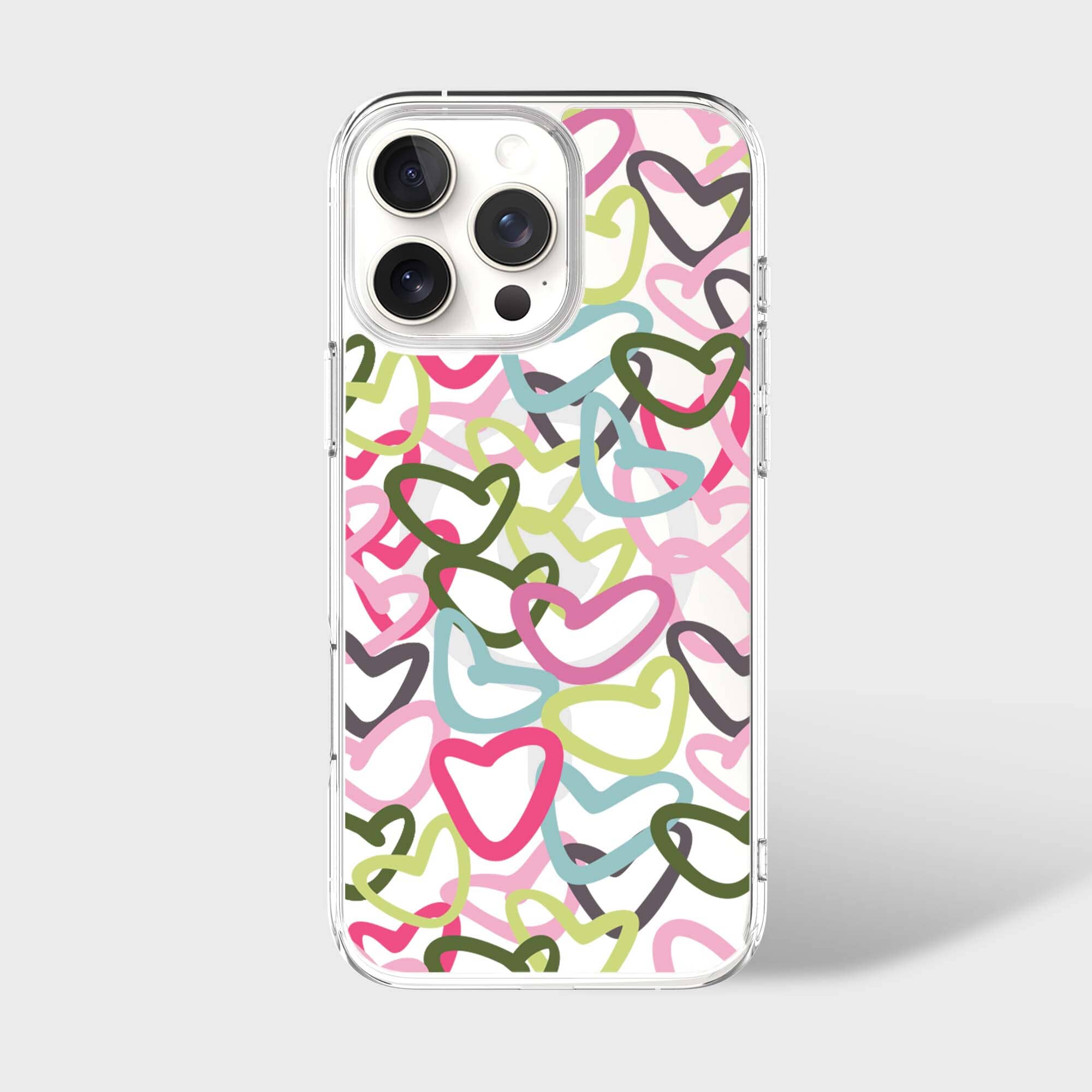 iPhone 16 Pro Clear Case - Graffiti Design