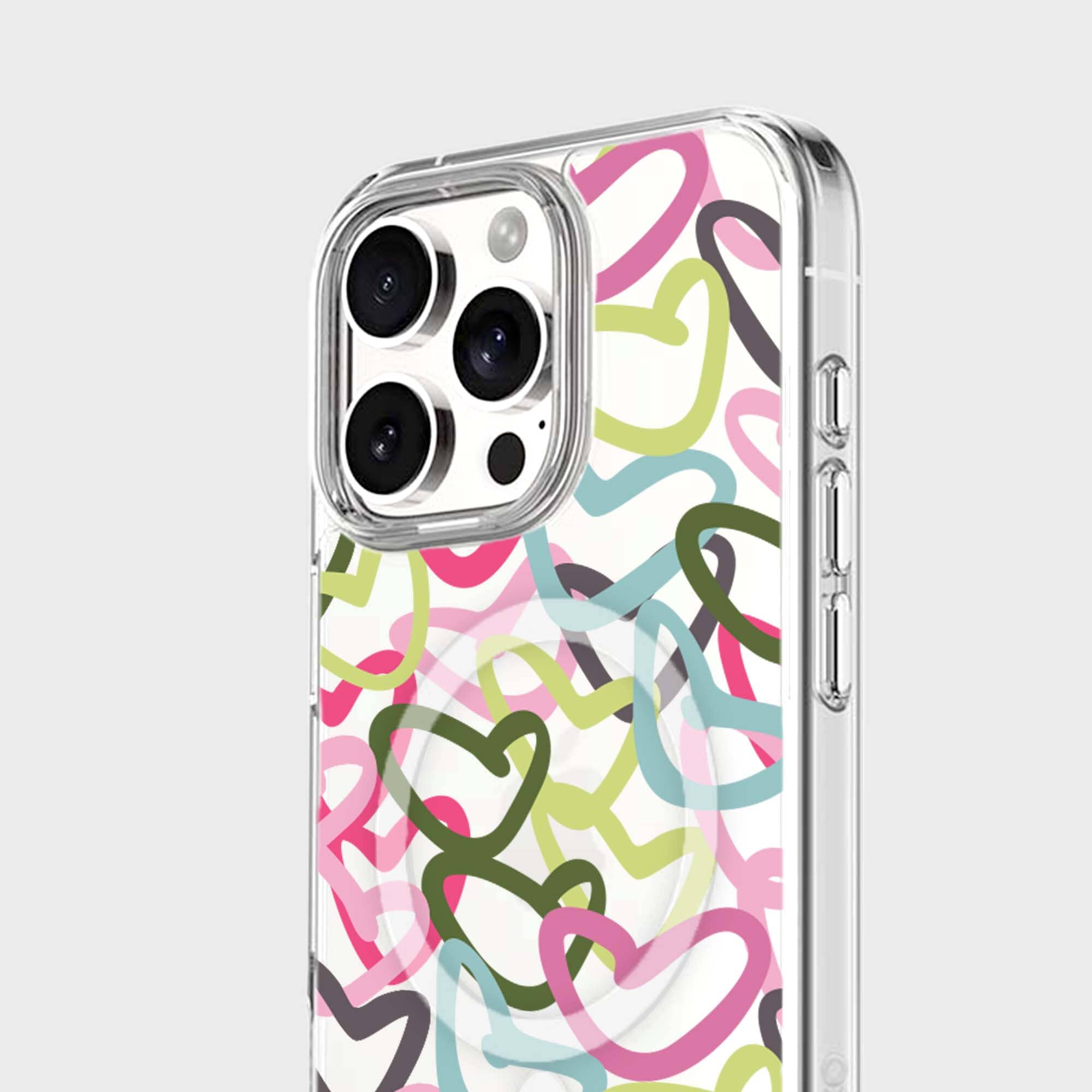 iPhone 16 Pro Max Clear Case - Graffiti Design