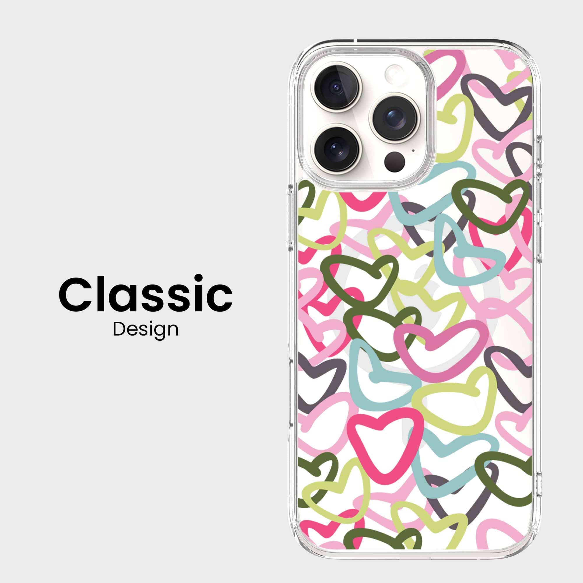 iPhone 16 Pro Max Clear Case - Graffiti Design