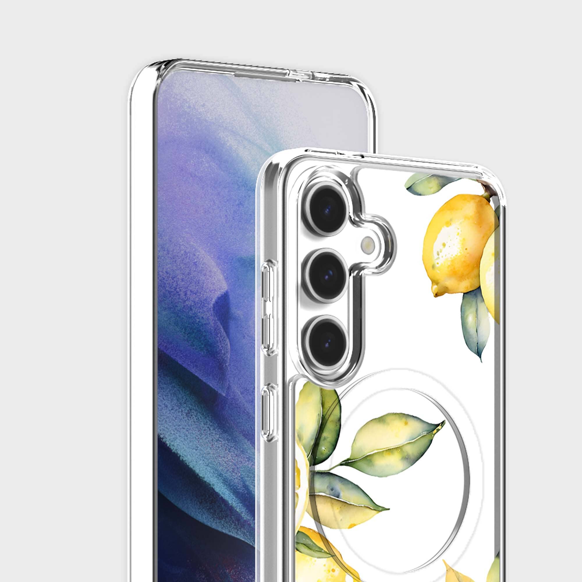 Samsung Galaxy S25 Lemons Clear Case