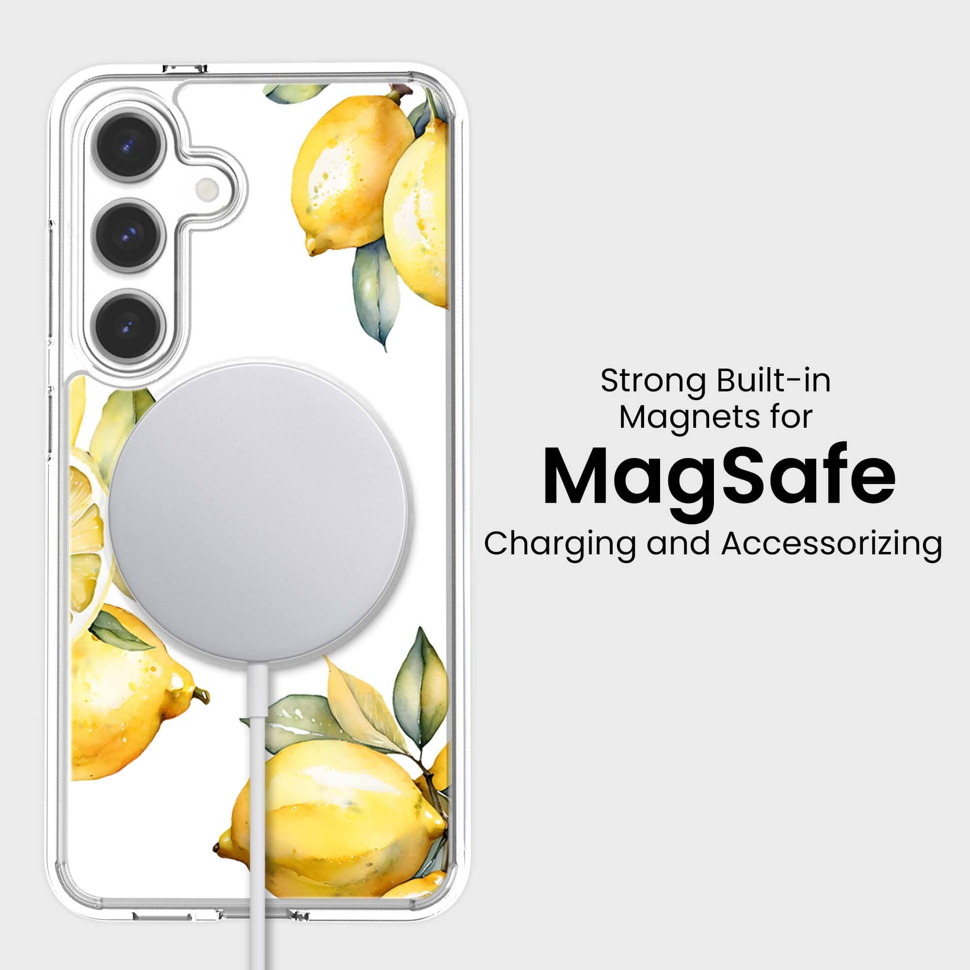 Samsung Galaxy S25 Lemons Clear Case